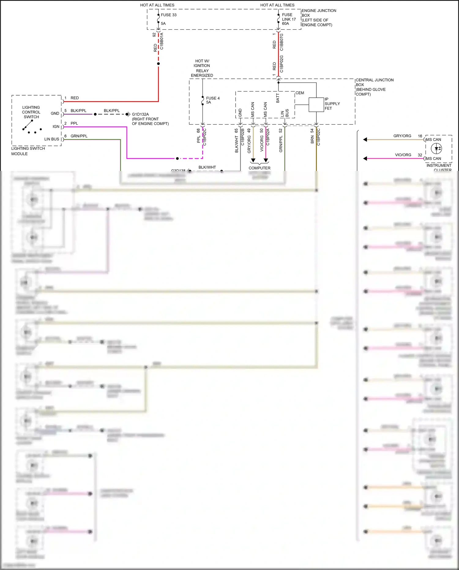 Wiring diagram information, entertainment control module for Land Rover Freelander II (2006-2010) (5 of 8)