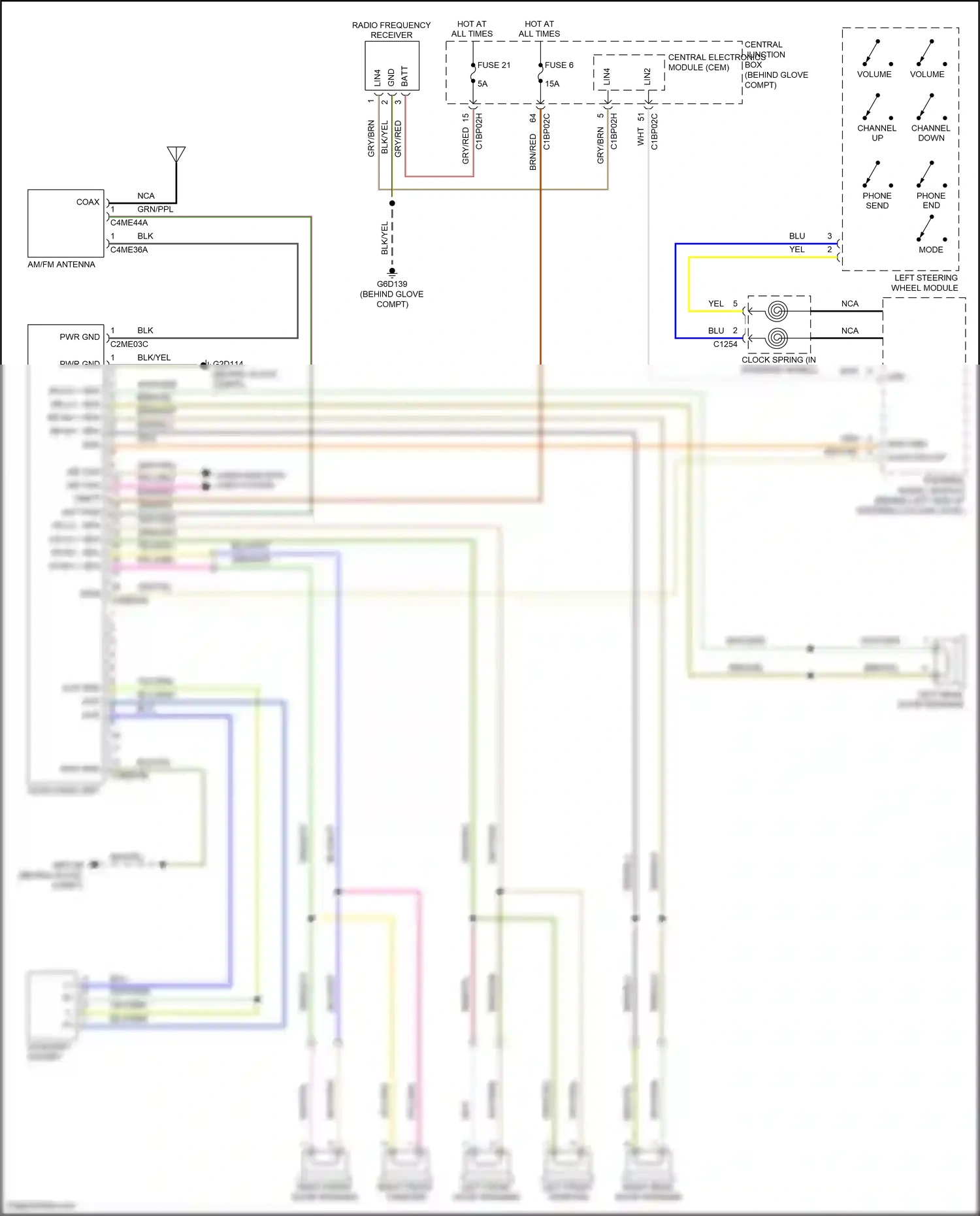 Wiring diagram nca for Land Rover Freelander II (2006-2010) (8 of 18)