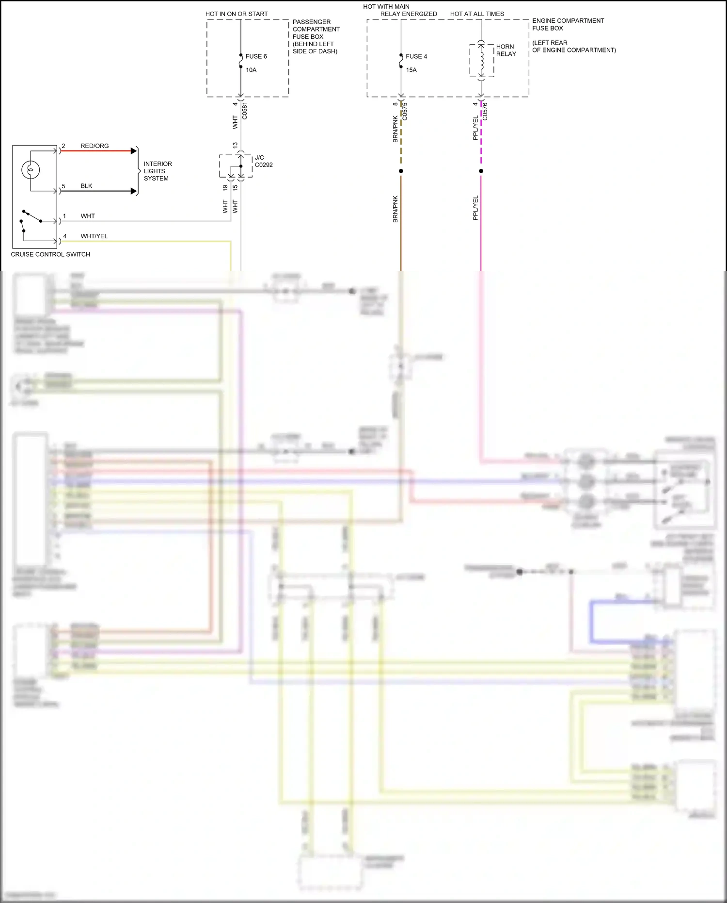 Wiring diagram engine control module for Land Rover Freelander L314 (2003-2006) (4 of 15)