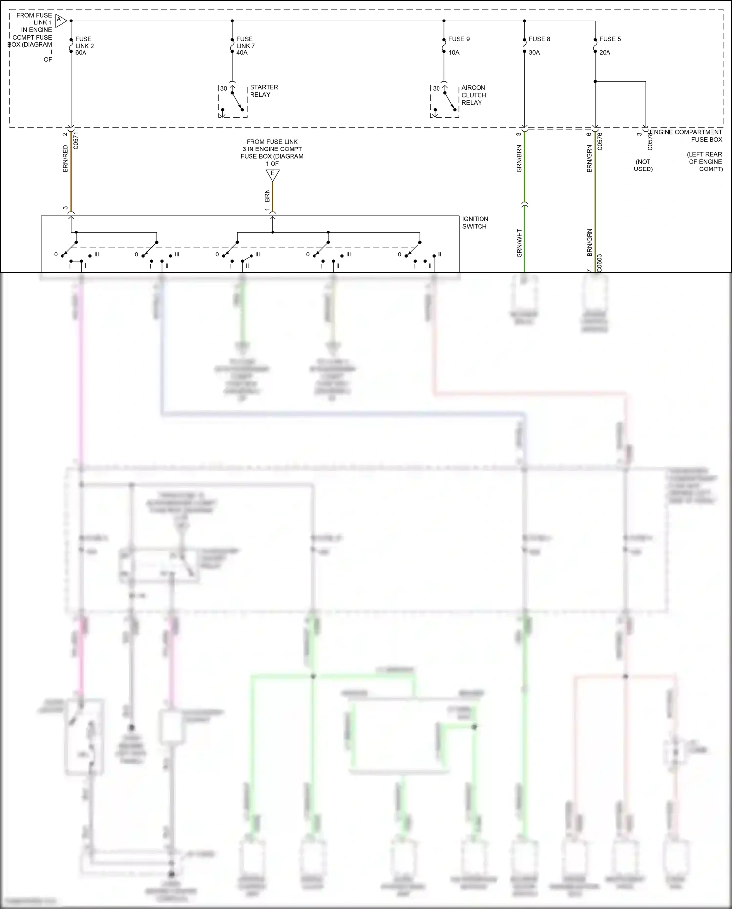 Wiring diagram engine control module for Land Rover Freelander L314 (2003-2006) (8 of 15)