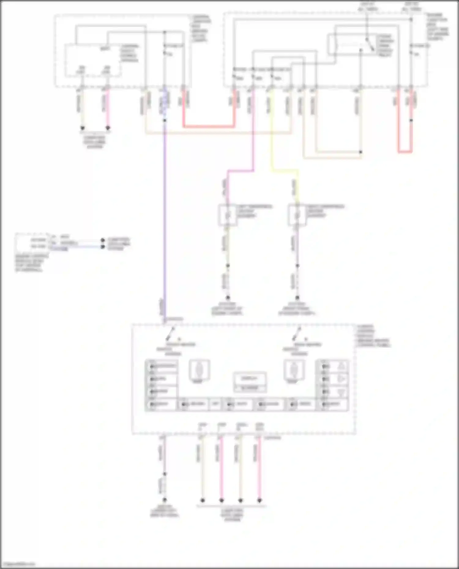 Freelander Land Rover L359 (2006-2010): Heated windshield circuit