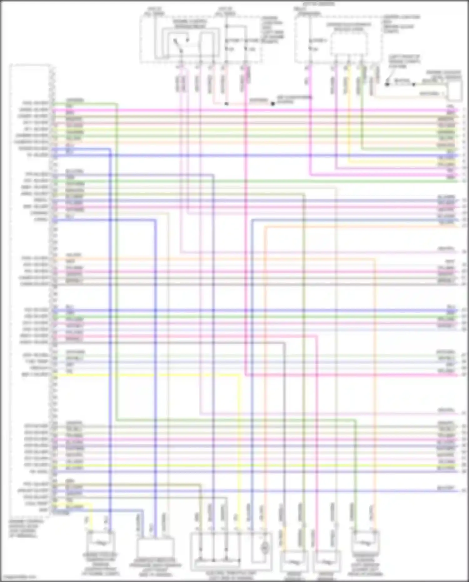 Freelander Land Rover L359 (2006-2010): Wiring diagram engine performance 3.2l (1 of 4)