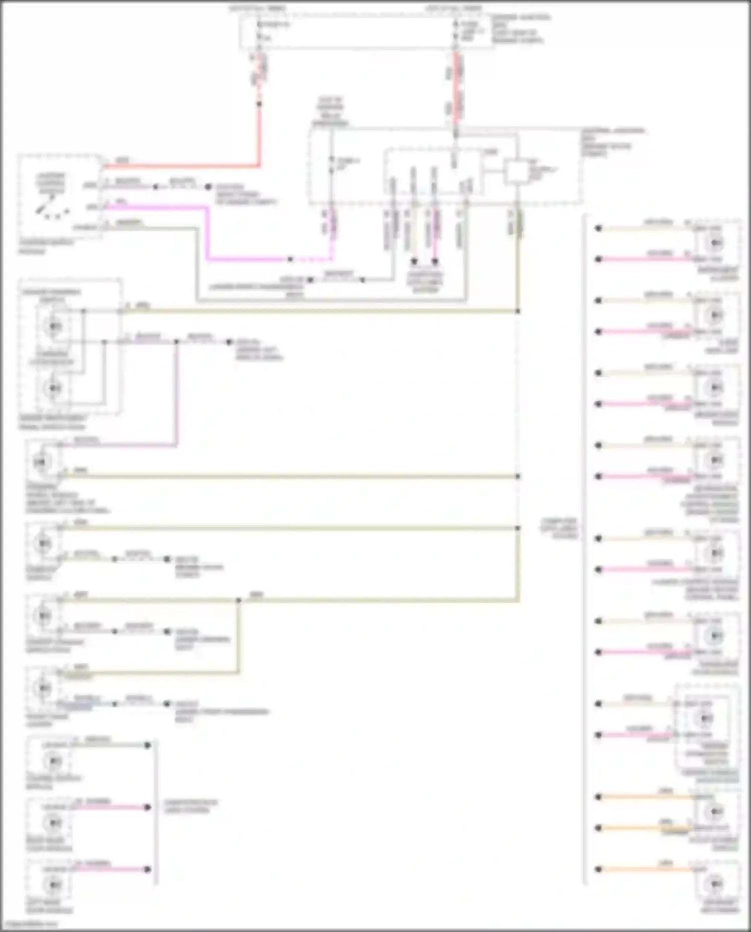 Freelander Land Rover L359 (2006-2010): Instrument illumination circuit