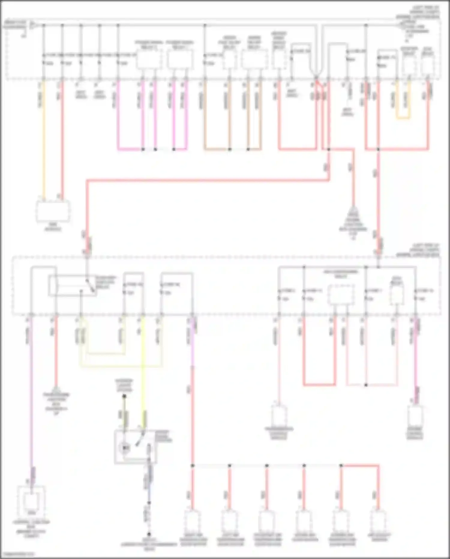 Freelander Land Rover L359 (2006-2010): Power distribution circuit (4 of 4)