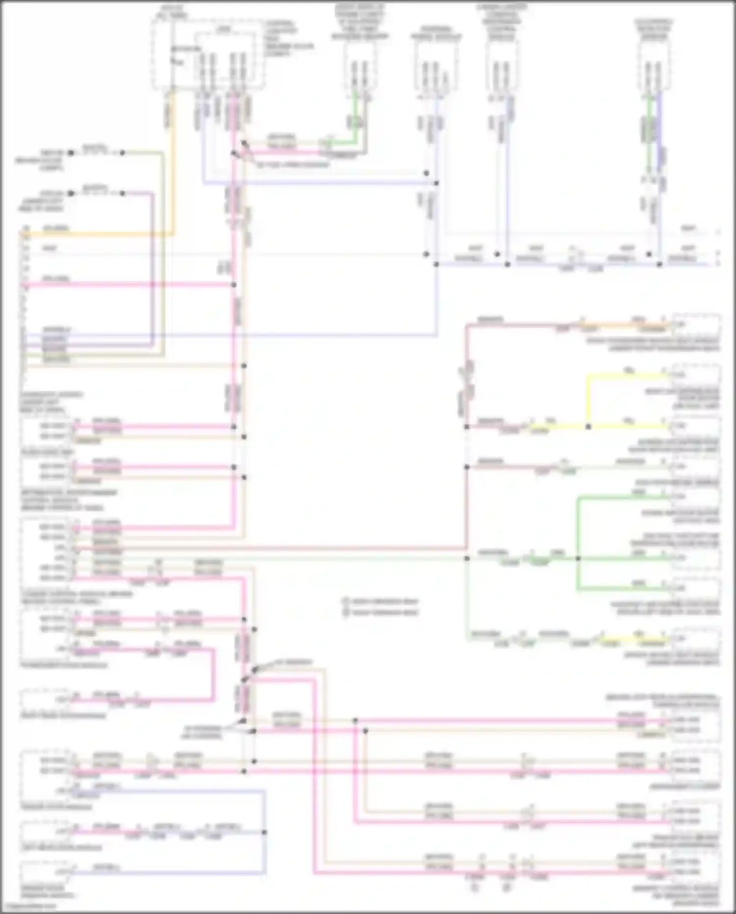 Freelander Land Rover L359 (2010-2012): Diagnostic socket circuit (1 of 2)