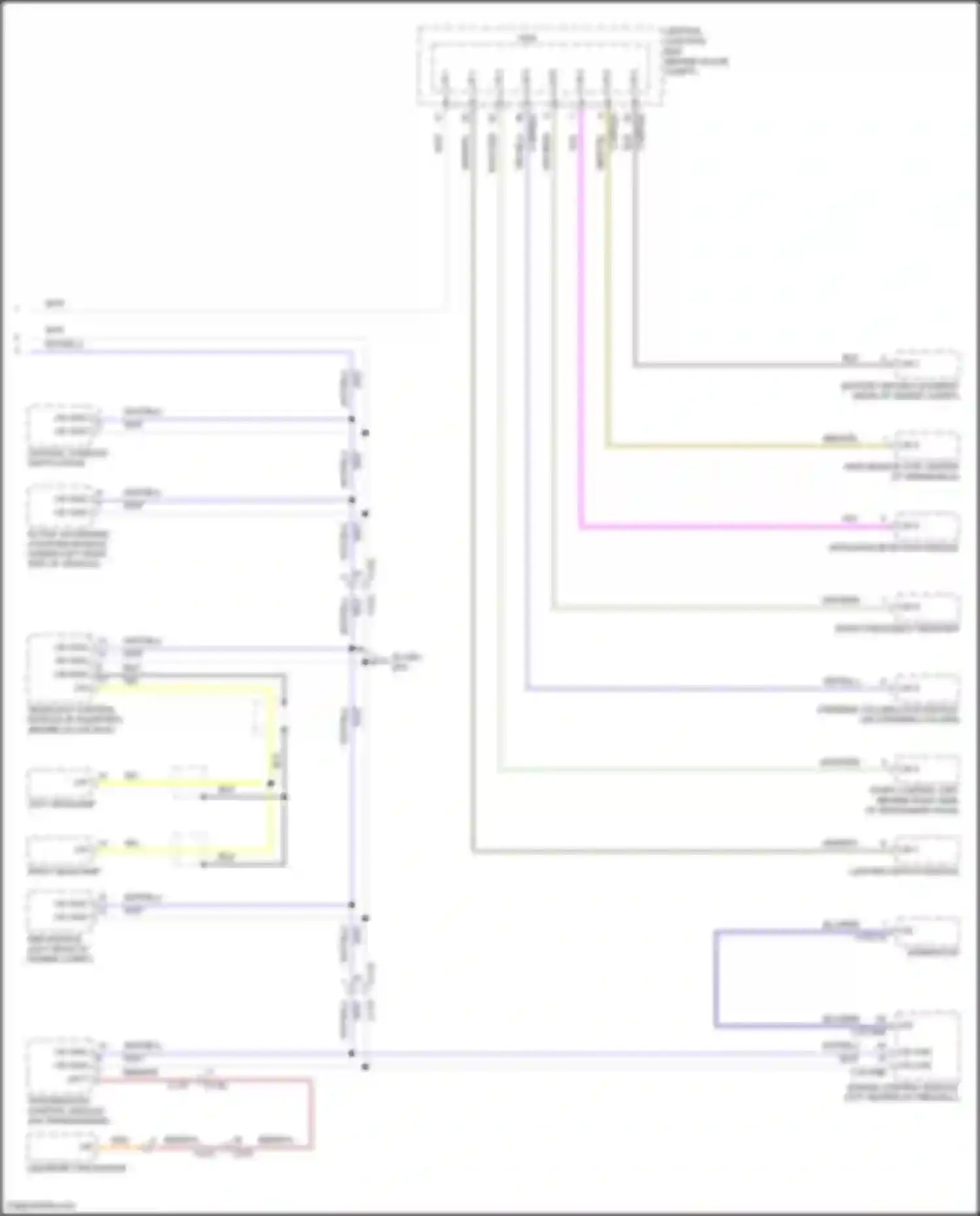 Freelander Land Rover L359 (2010-2012): Diagnostic socket circuit (2 of 2)