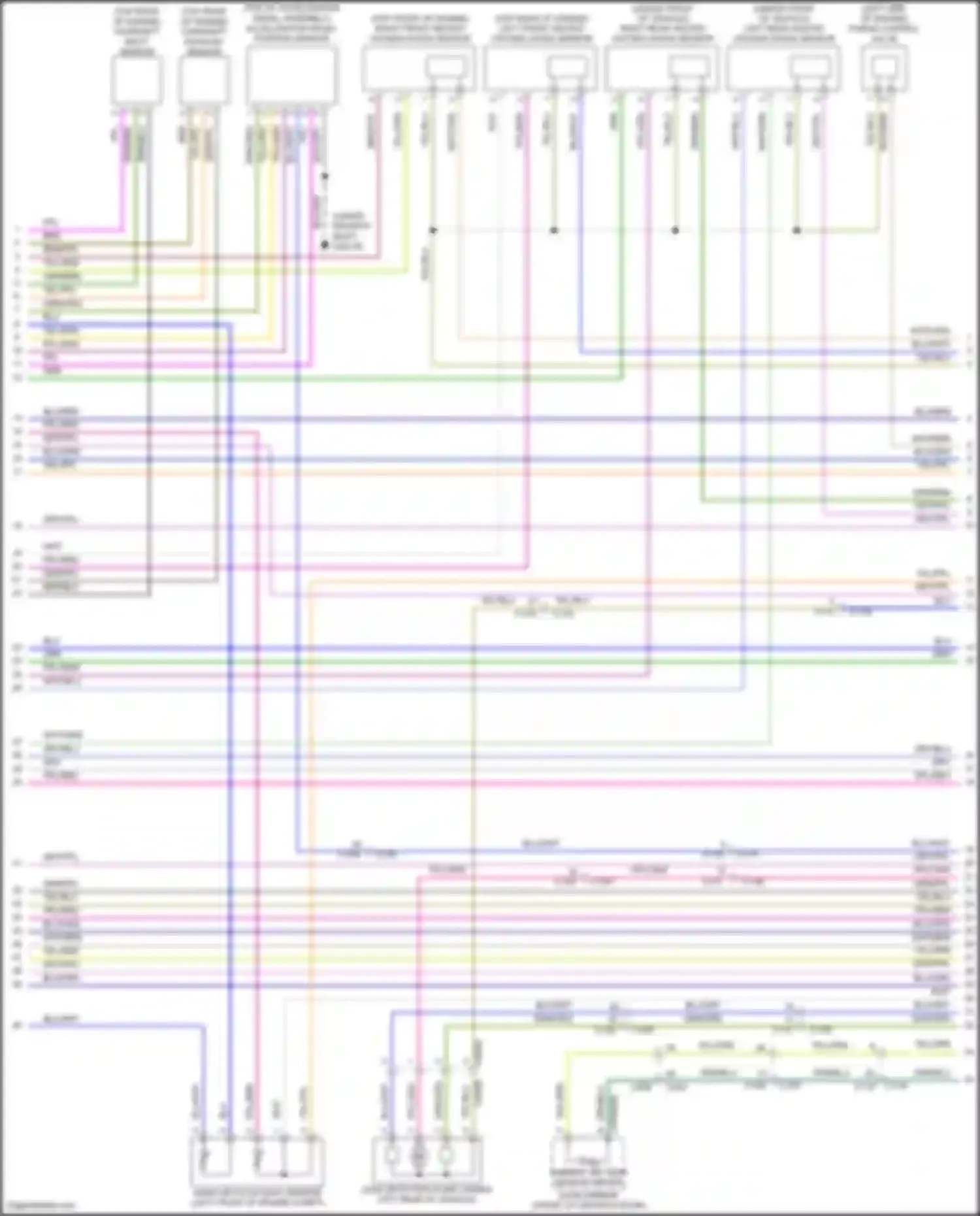 Freelander Land Rover L359 (2010-2012): Wiring diagram engine performance 3.2l (2 of 4)