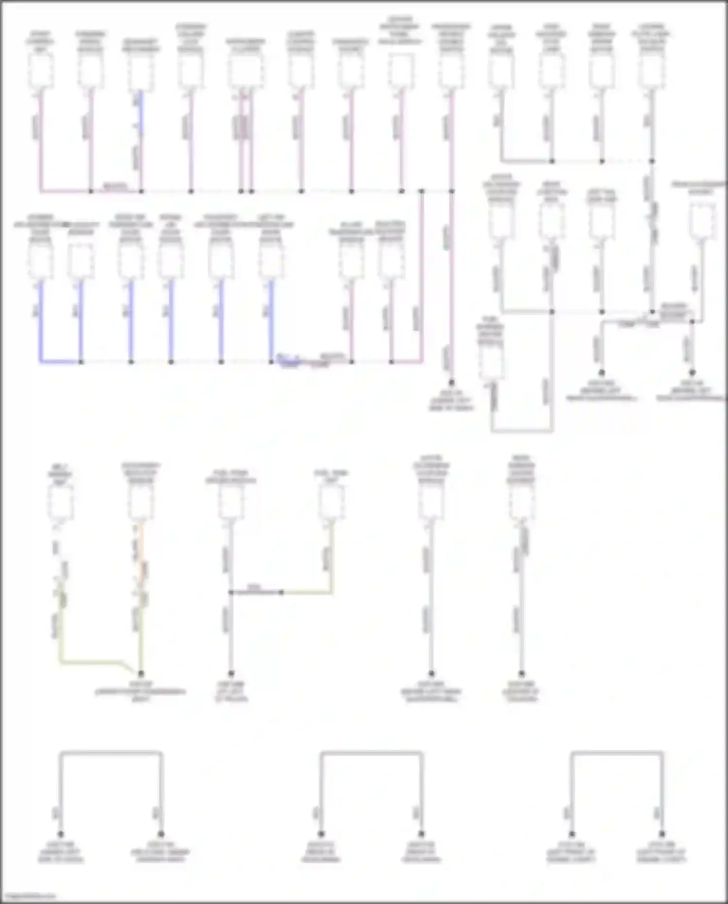 Freelander Land Rover L359 (2010-2012): Ground distribution circuit (3 of 4)
