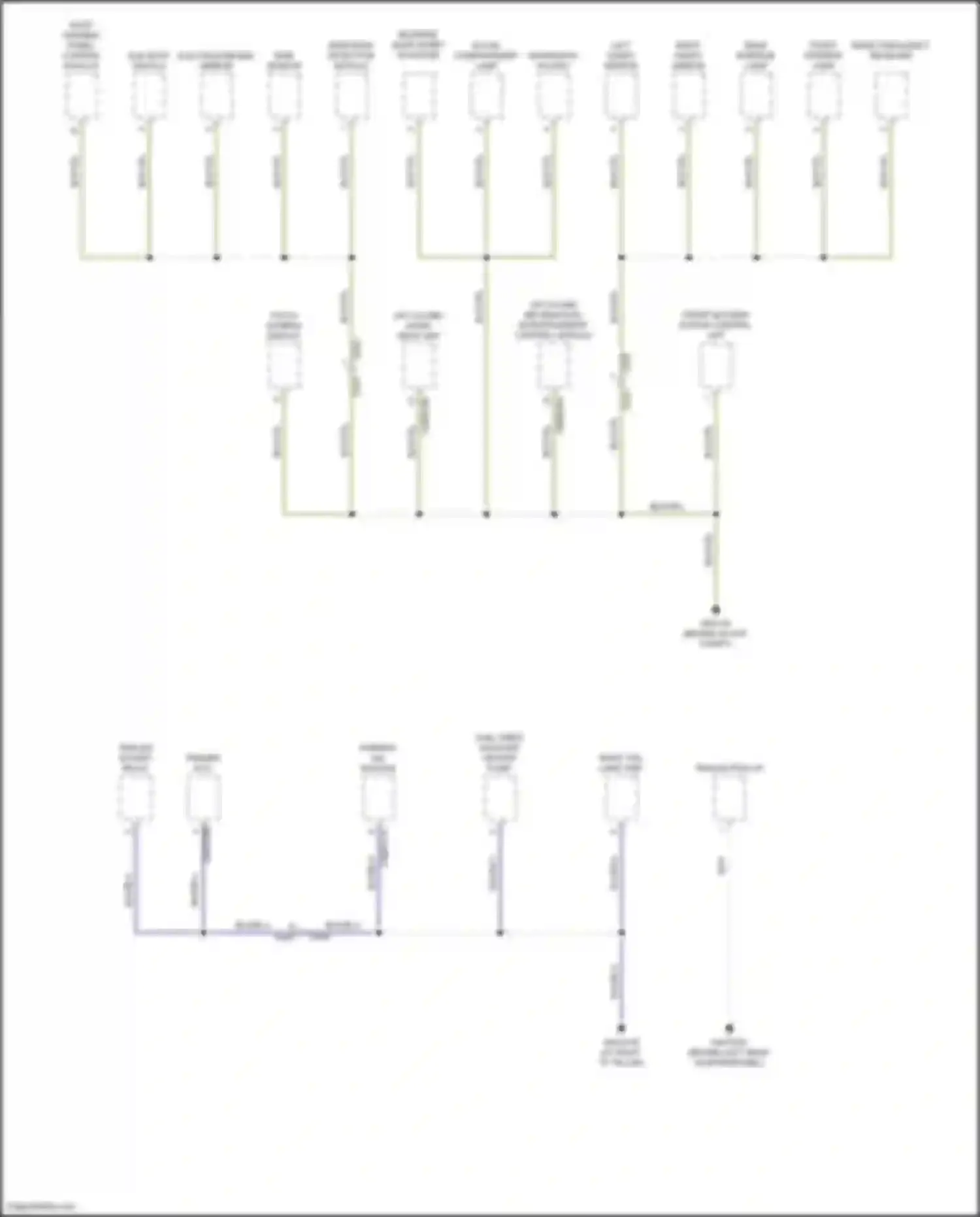 Freelander Land Rover L359 (2010-2012): Ground distribution circuit (4 of 4)