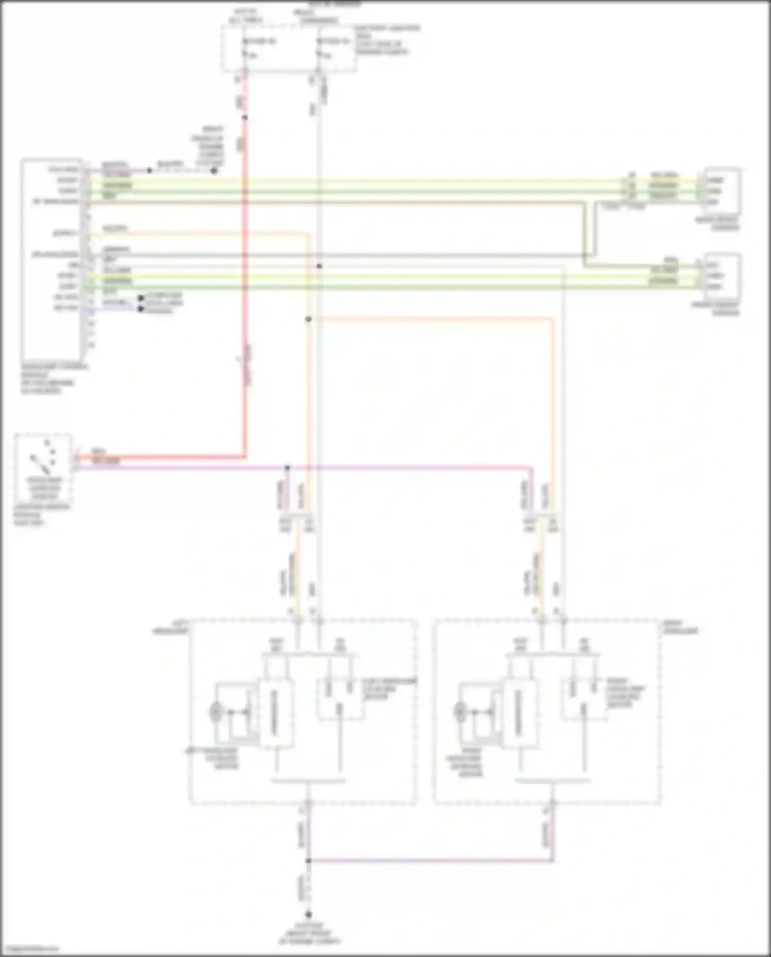 Freelander Land Rover L359 (2010-2012): Headlamps leveling circuit