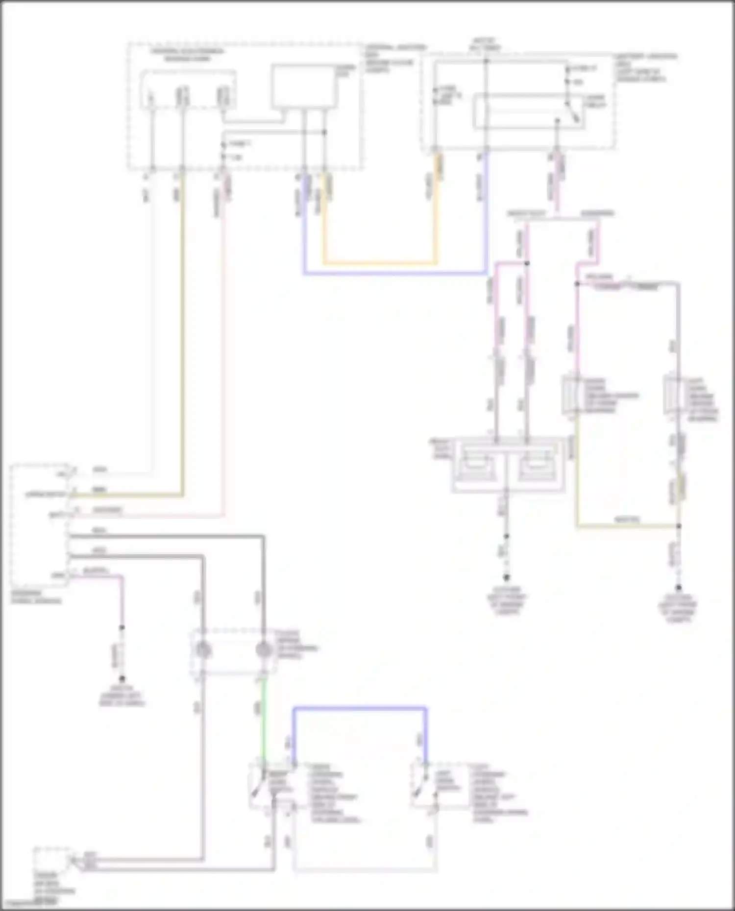 Freelander Land Rover L359 (2010-2012): Horn circuit