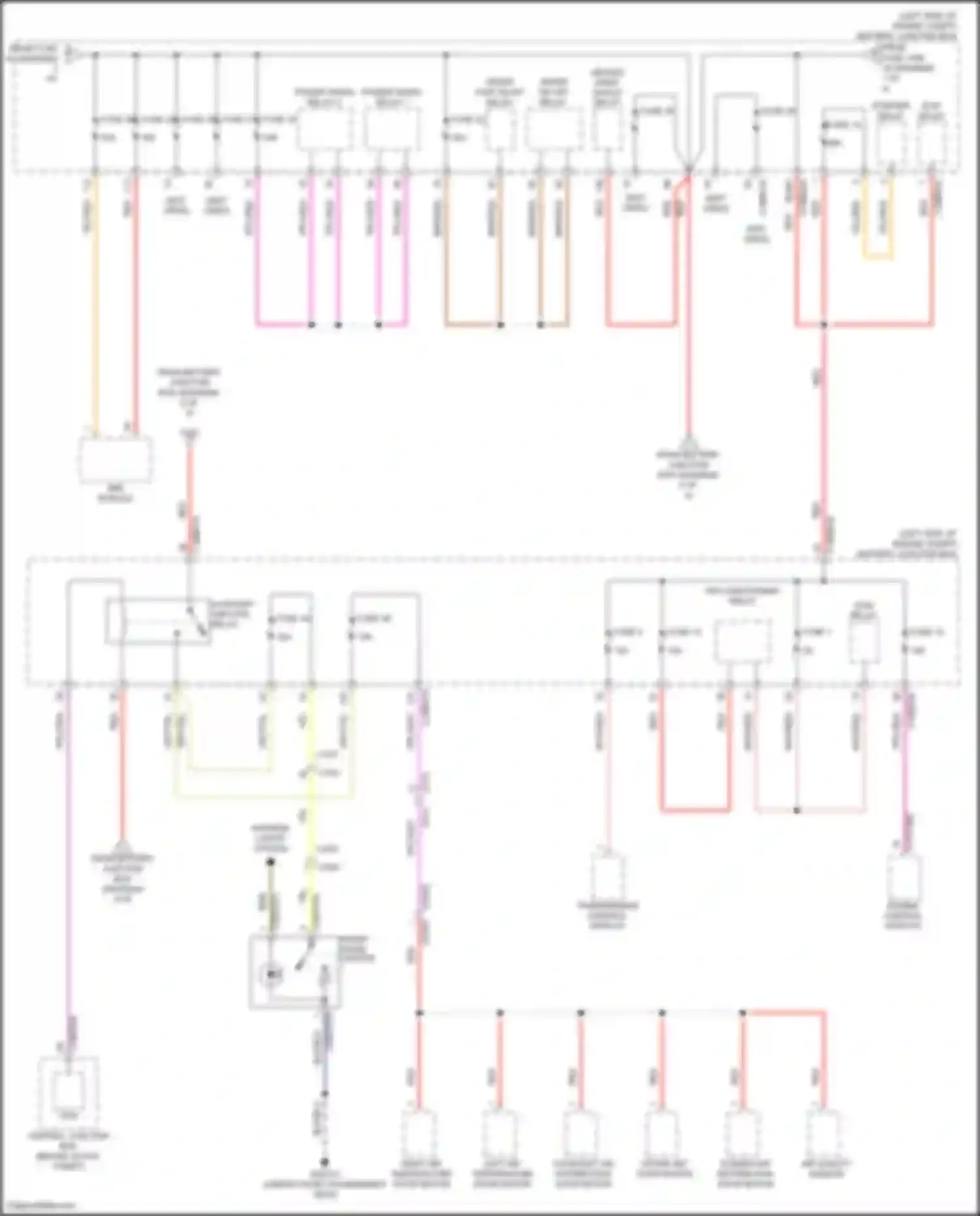 Freelander Land Rover L359 (2010-2012): Power distribution circuit (4 of 4)