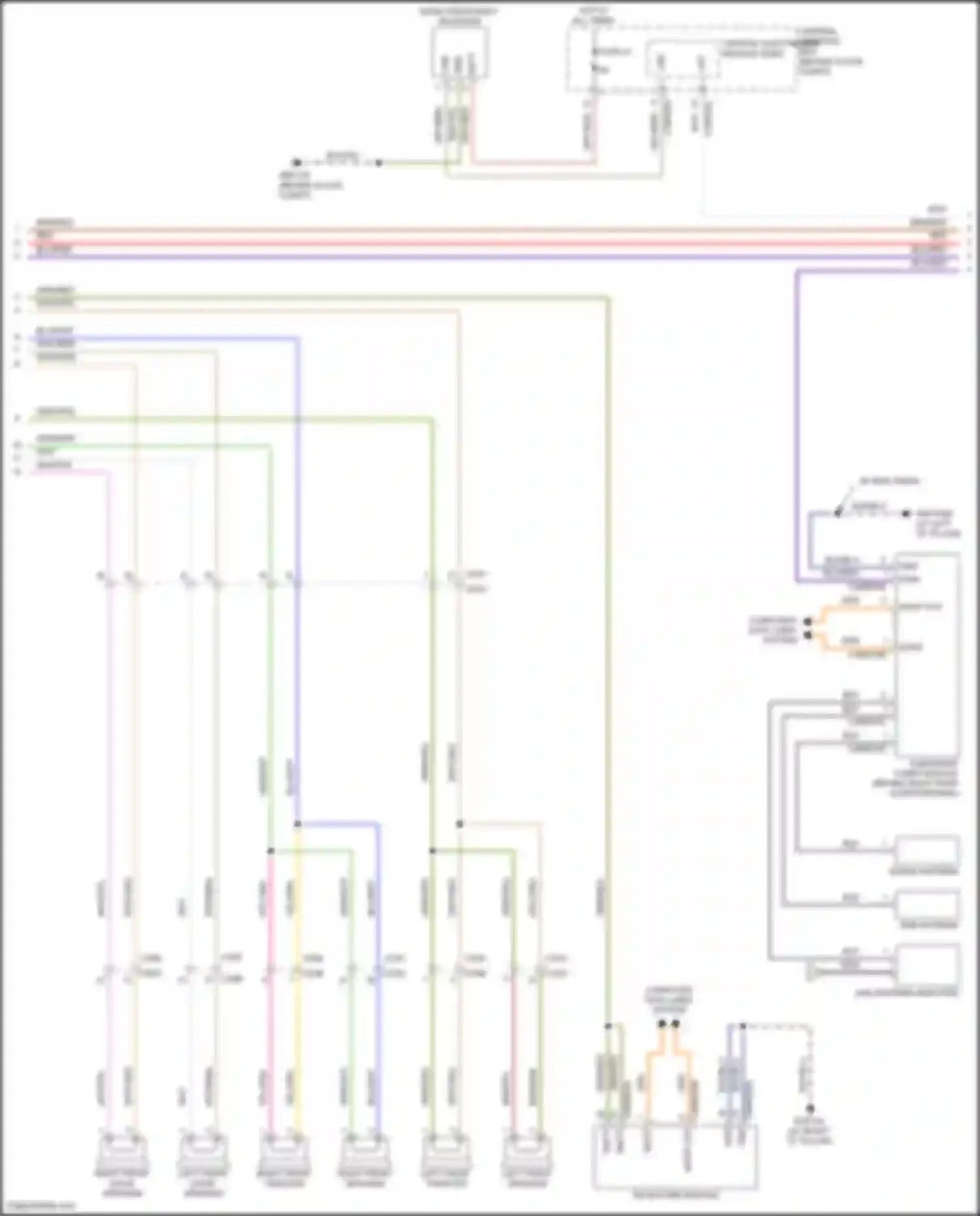 Freelander Land Rover L359 (2010-2012): Radio circuit, high line (2 of 3)