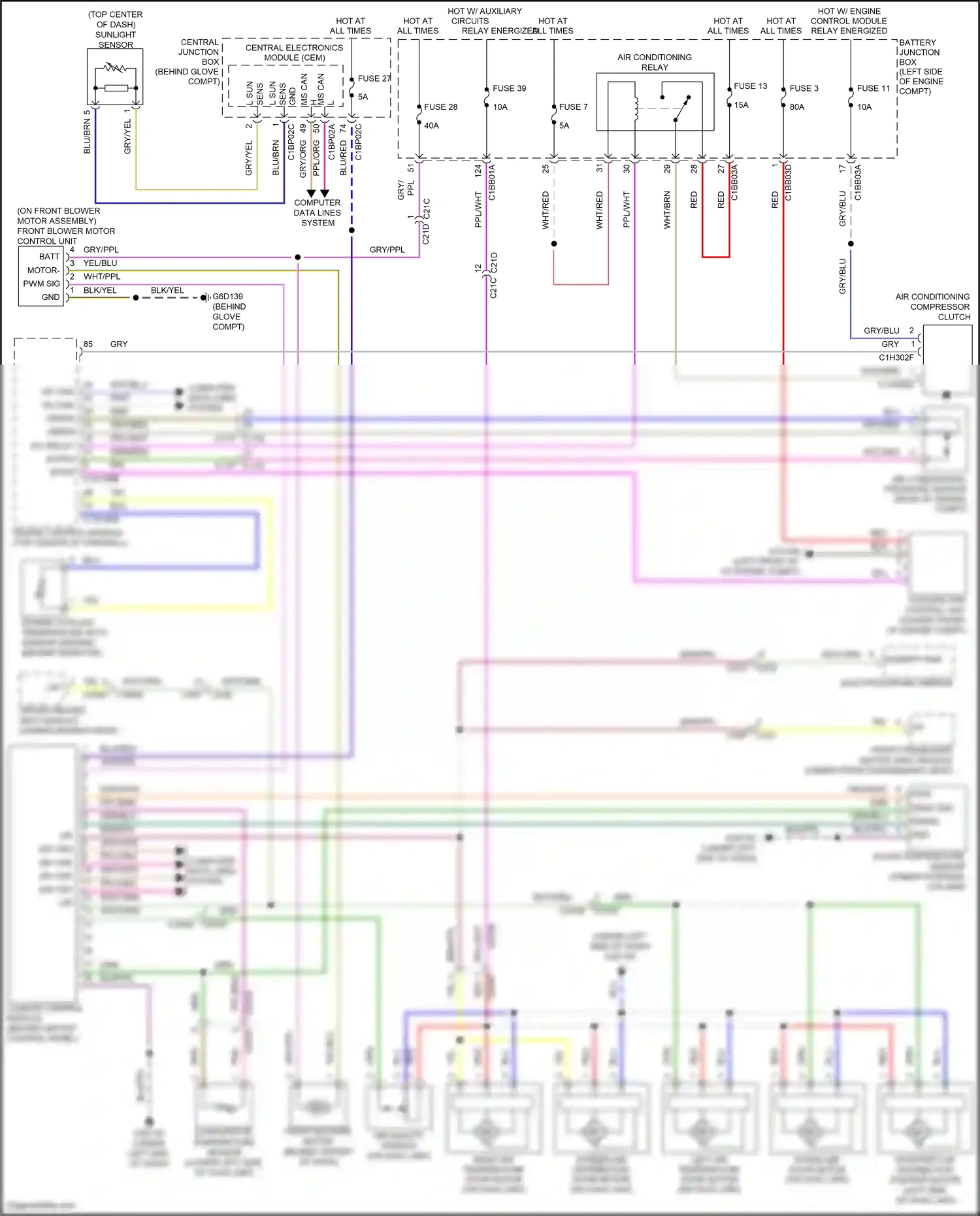 Wiring diagram computer data lines system for Land Rover Freelander L359 (2010-2012) (22 of 42)