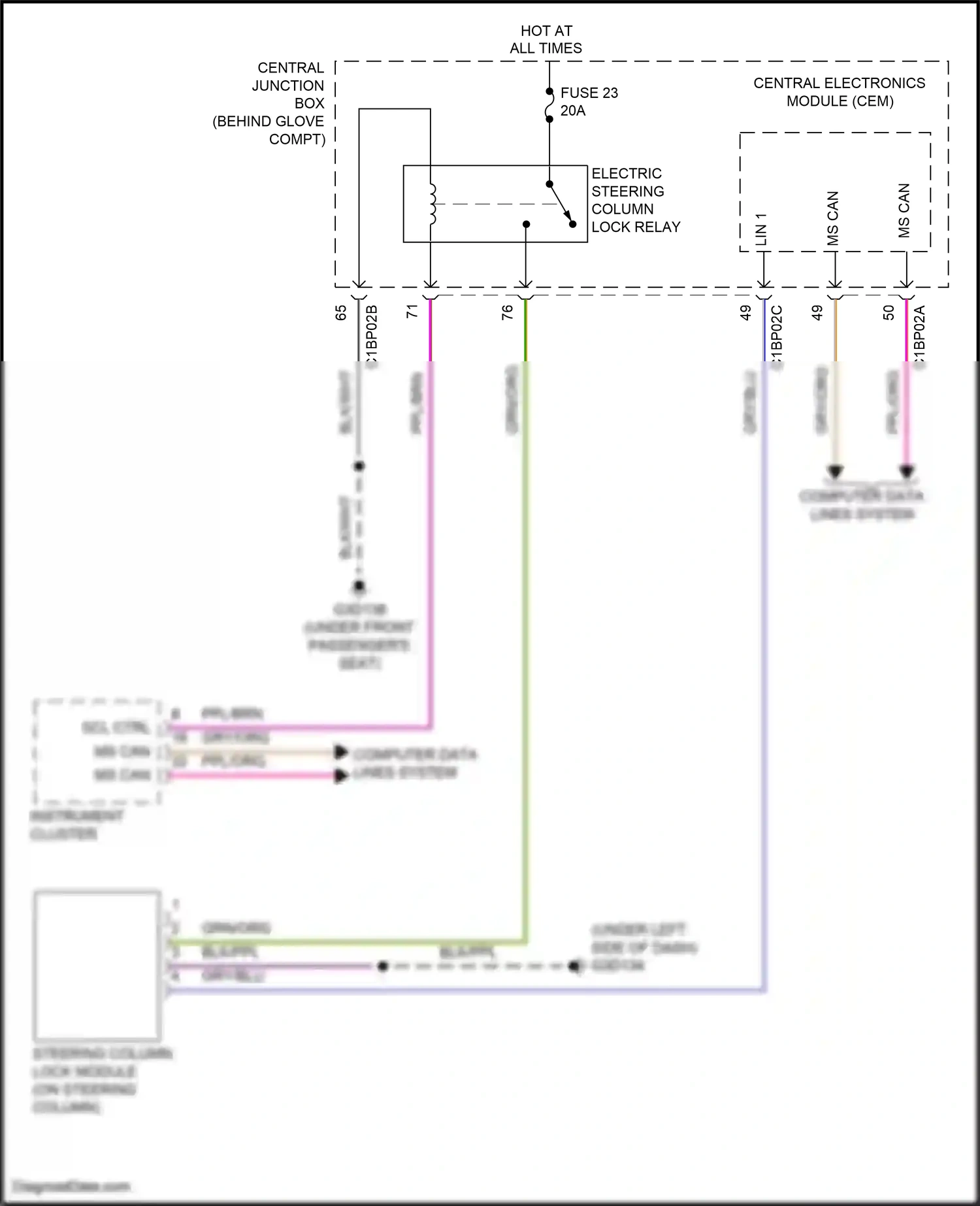 Wiring diagram computer data lines system for Land Rover Freelander L359 (2010-2012) (41 of 42)