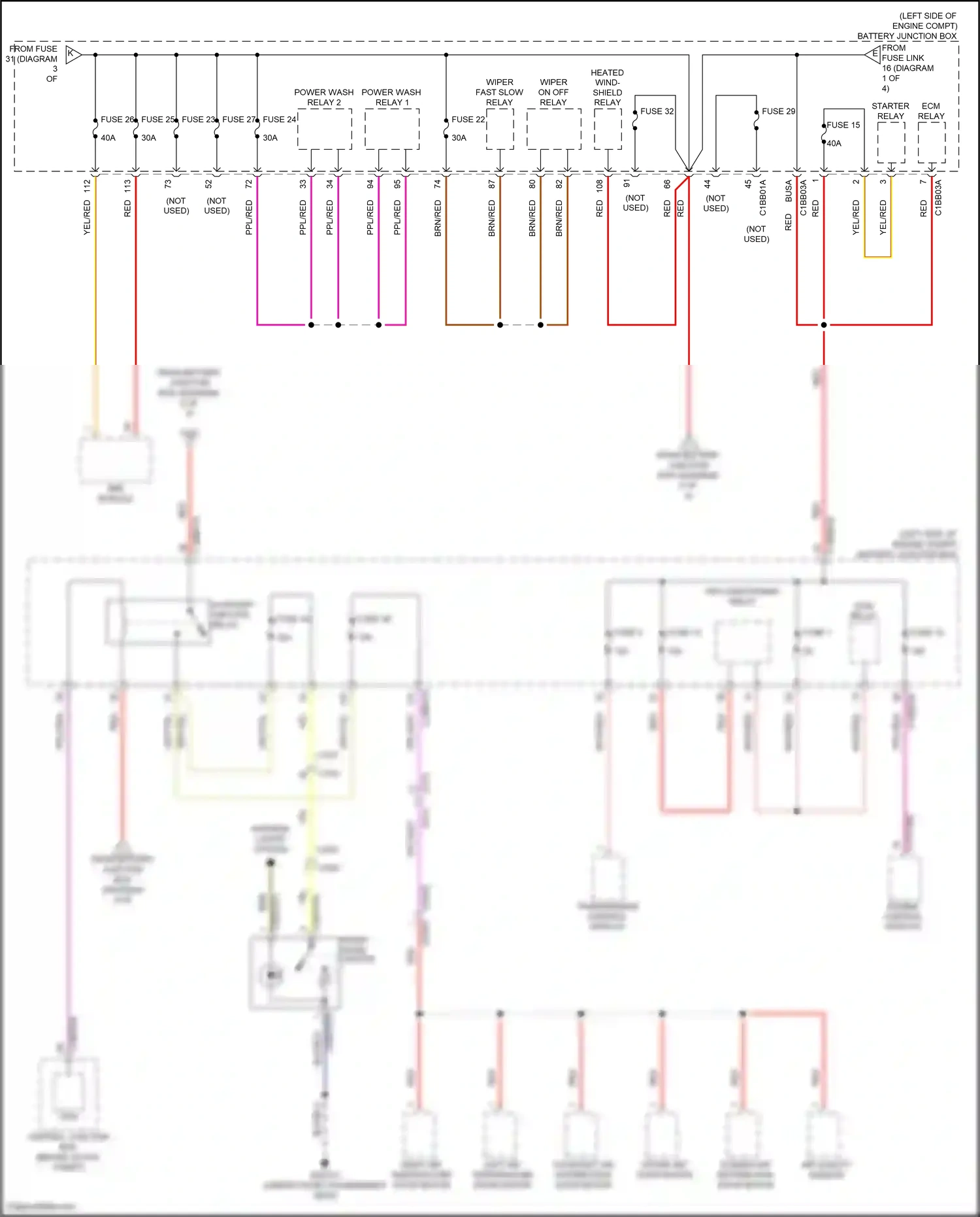 Wiring diagram front cigar lighter for Land Rover Freelander L359 (2010-2012) (3 of 3)