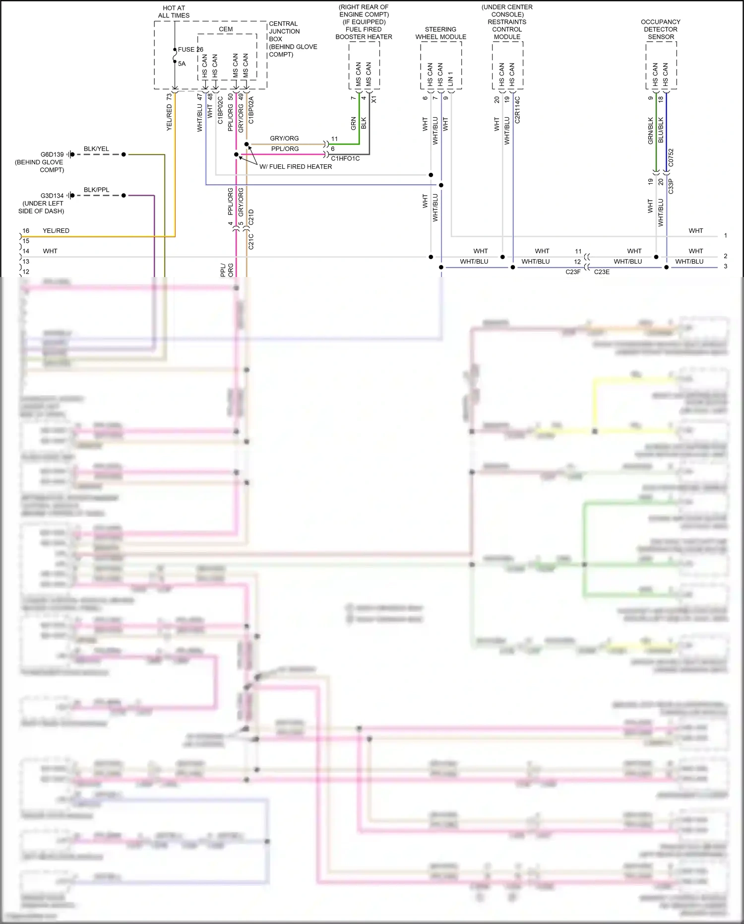 Wiring diagram information, entertainment control module for Land Rover Freelander L359 (2010-2012) (2 of 8)