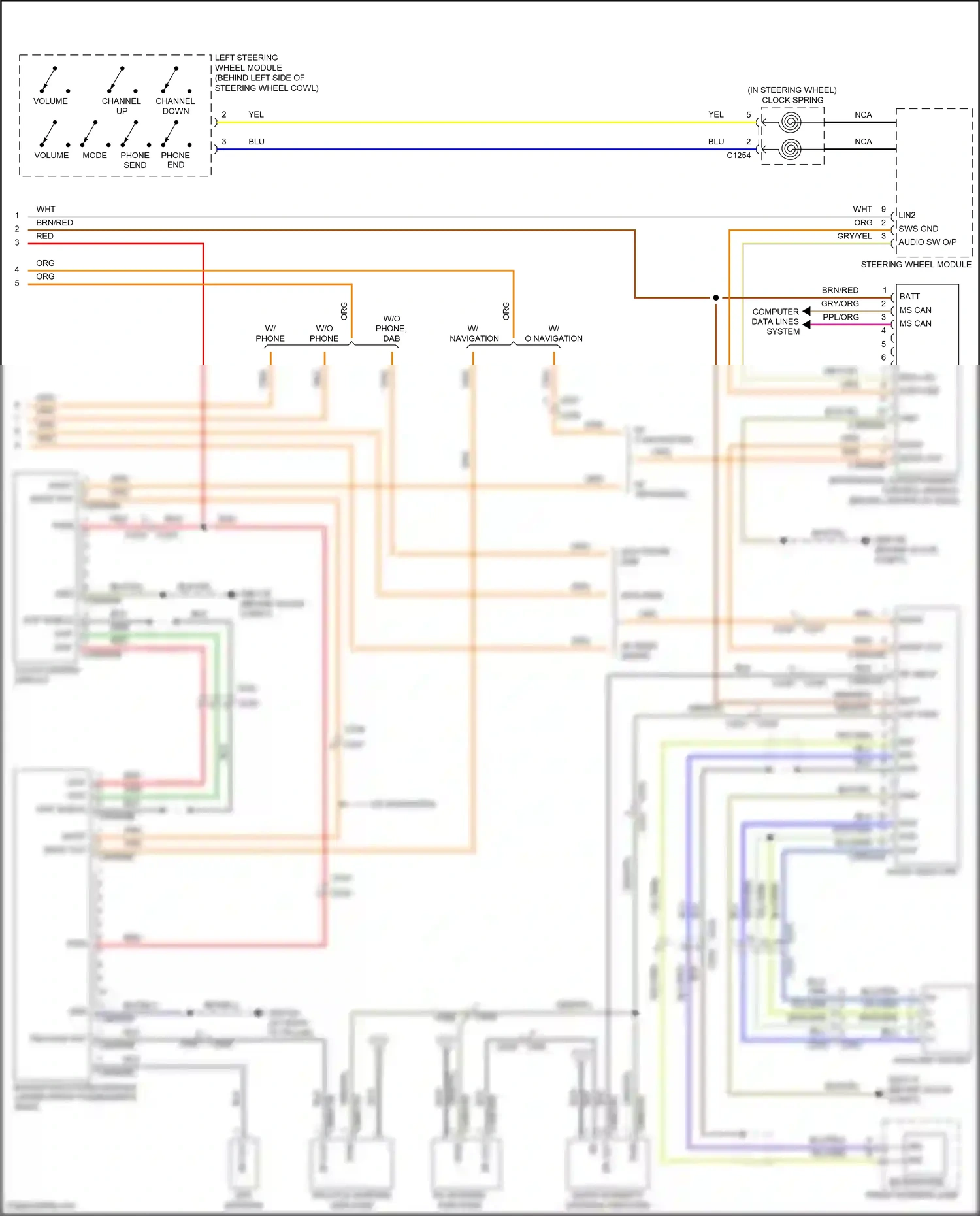 Wiring diagram navigation system module for Land Rover Freelander L359 (2010-2012) (2 of 3)
