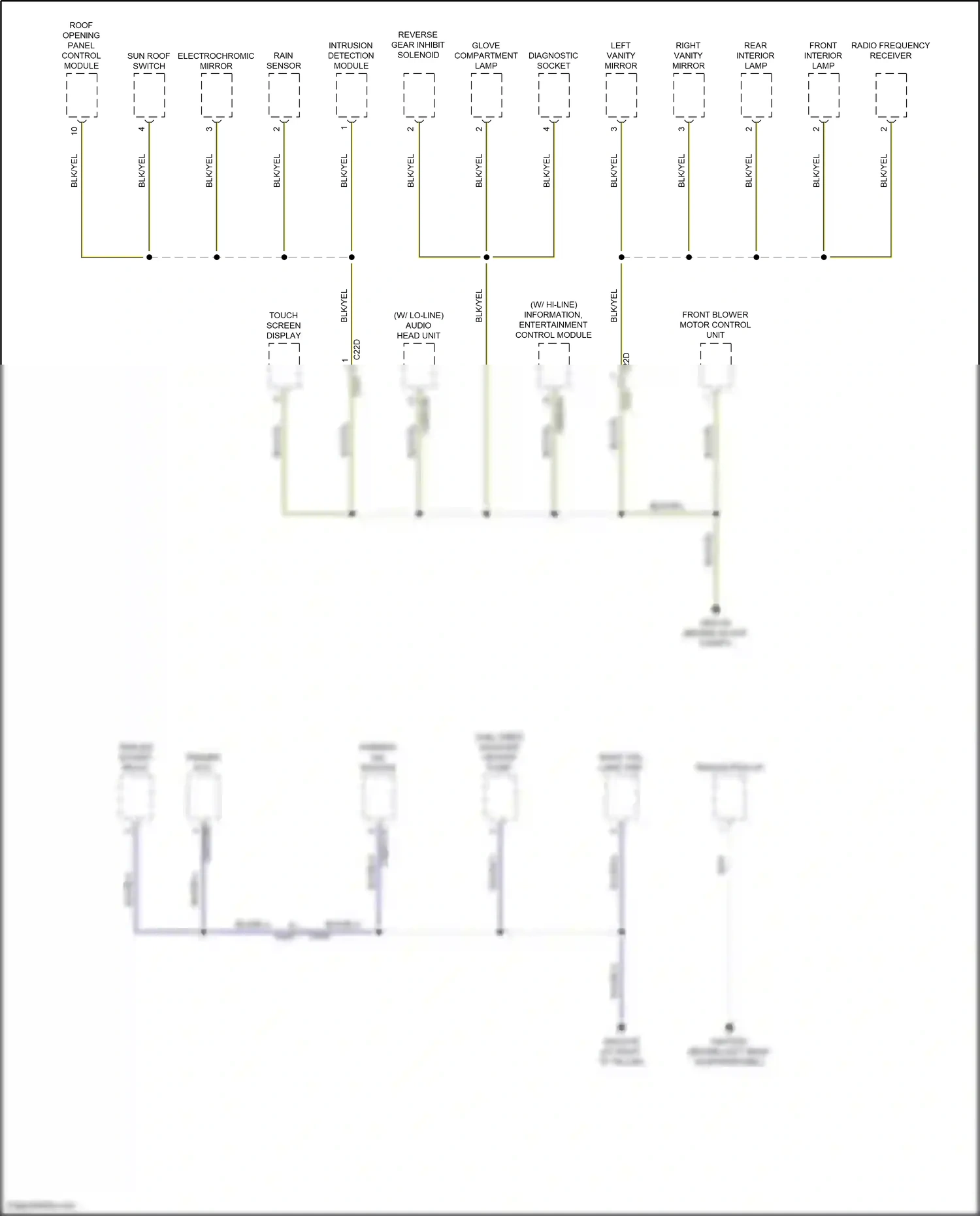 Wiring diagram trailer socket relay for Land Rover Freelander L359 (2010-2012) (1 of 1)