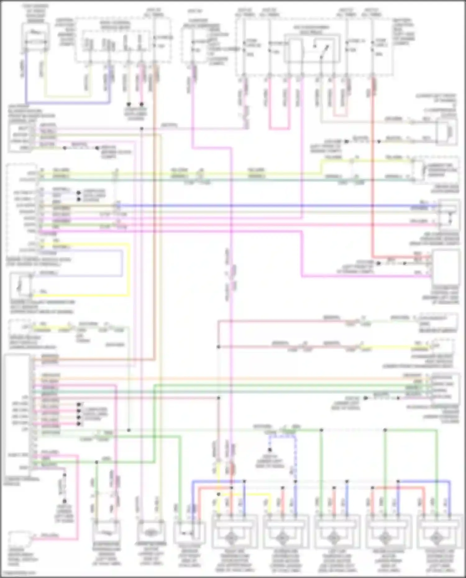 Freelander Land Rover L359 (2012-2014): Automatic a/c circuit
