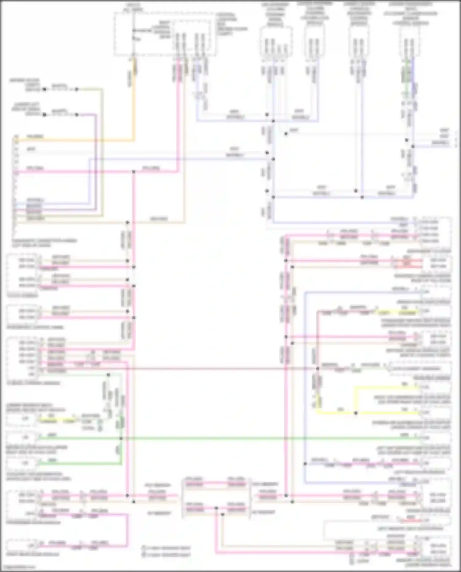 Freelander Land Rover L359 (2012-2014): Diagnostic socket circuit (1 of 2)