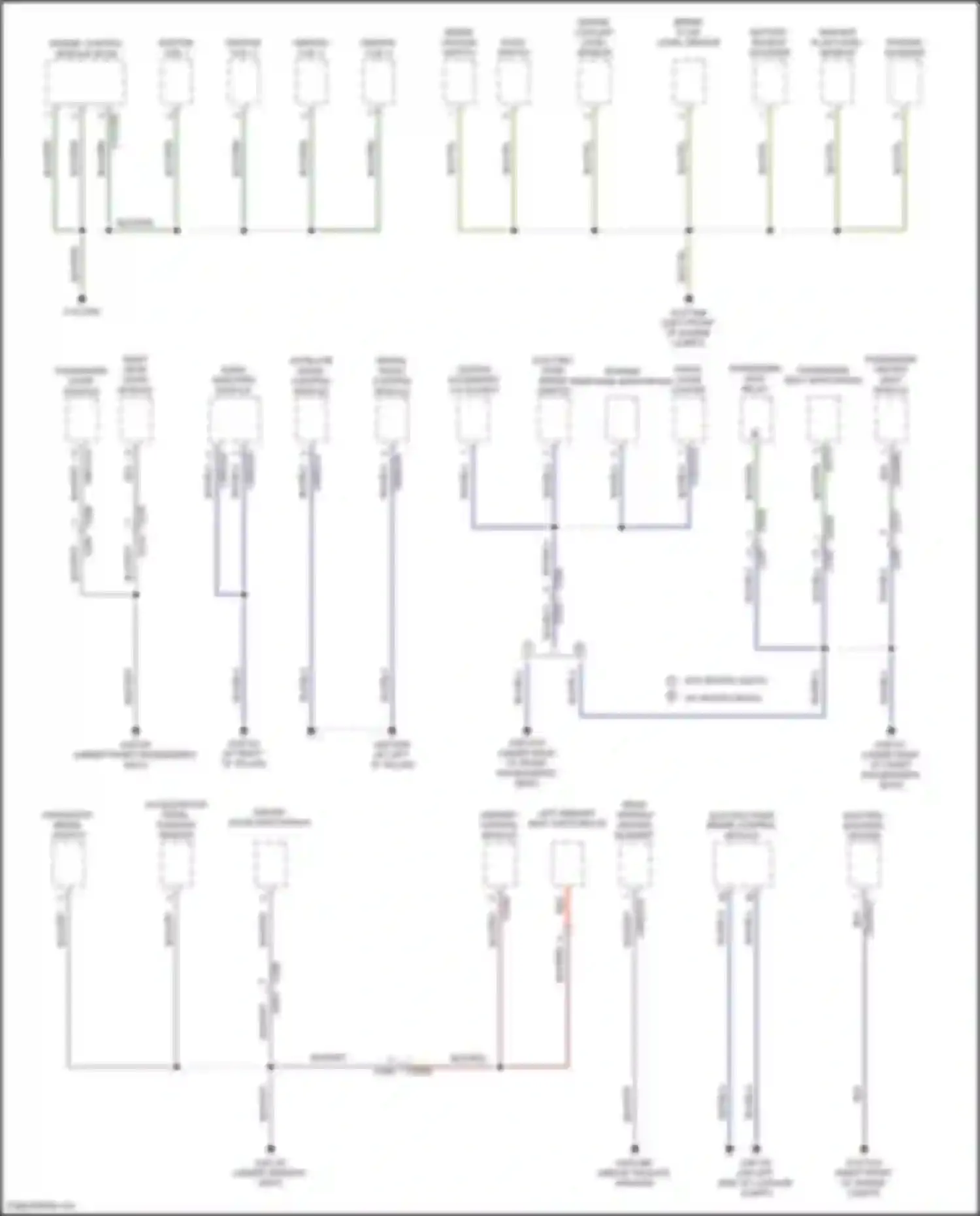 Freelander Land Rover L359 (2012-2014): Ground distribution circuit (2 of 5)