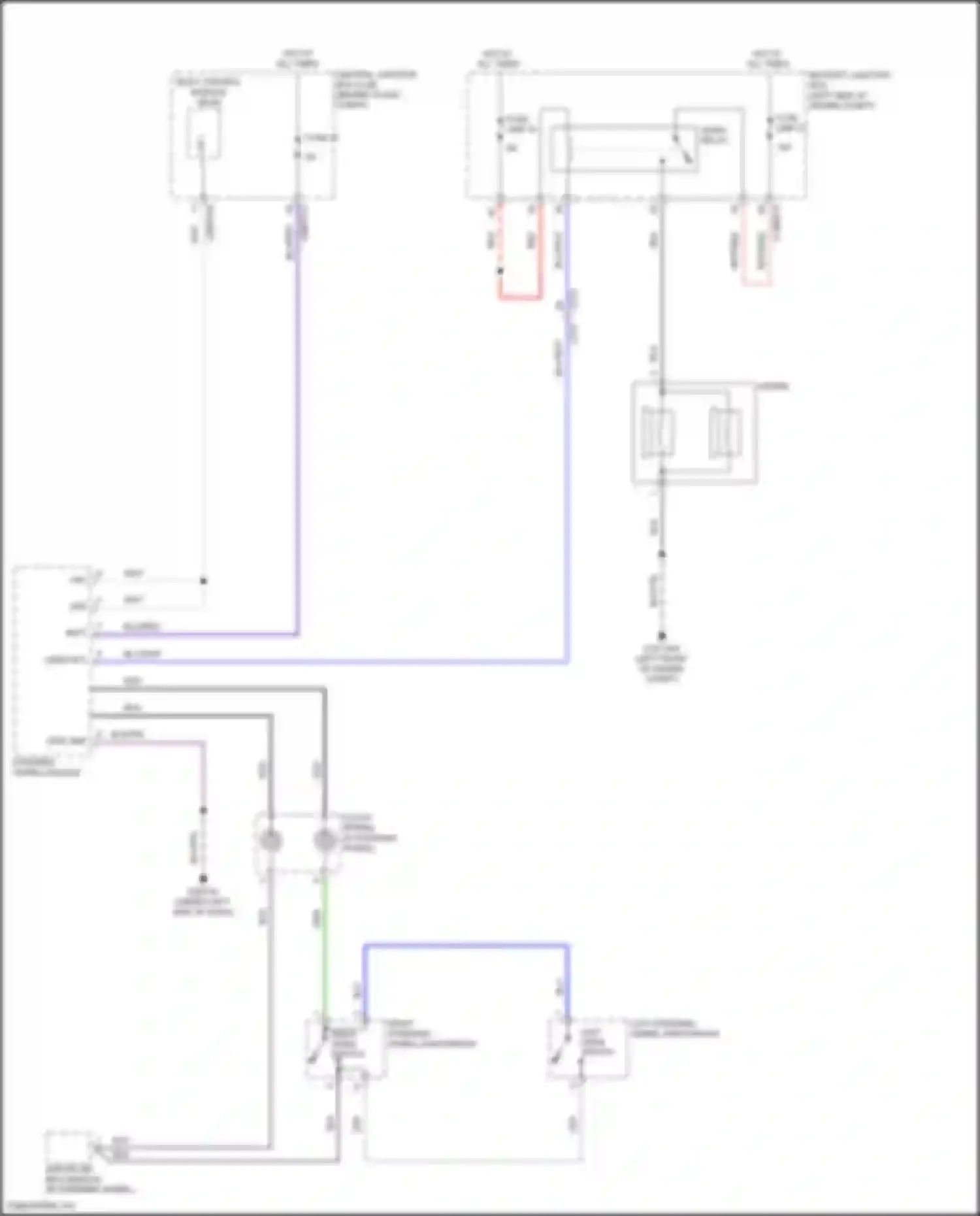 Freelander Land Rover L359 (2012-2014): Horn circuit