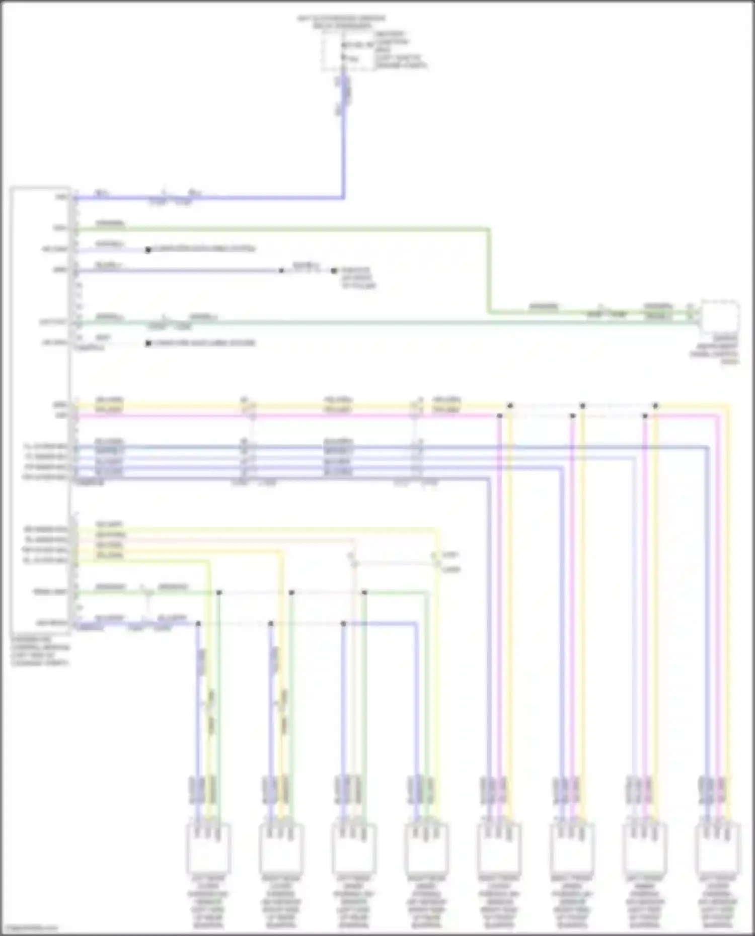 Freelander Land Rover L359 (2012-2014): Parking assistant circuit