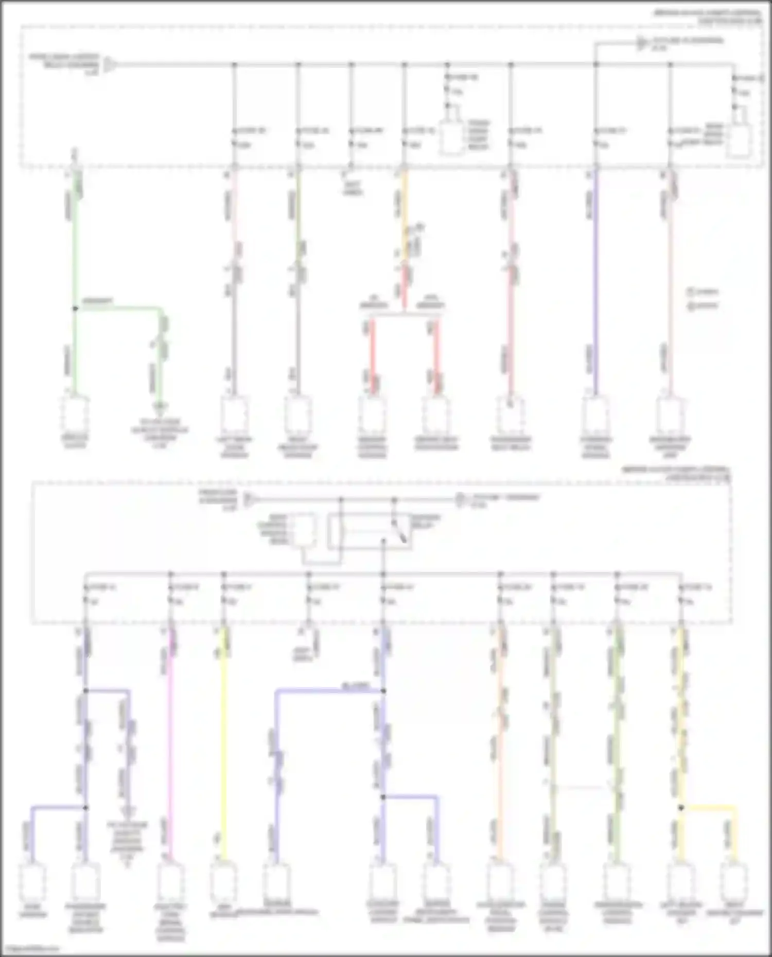 Freelander Land Rover L359 (2012-2014): Power distribution circuit (4 of 7)
