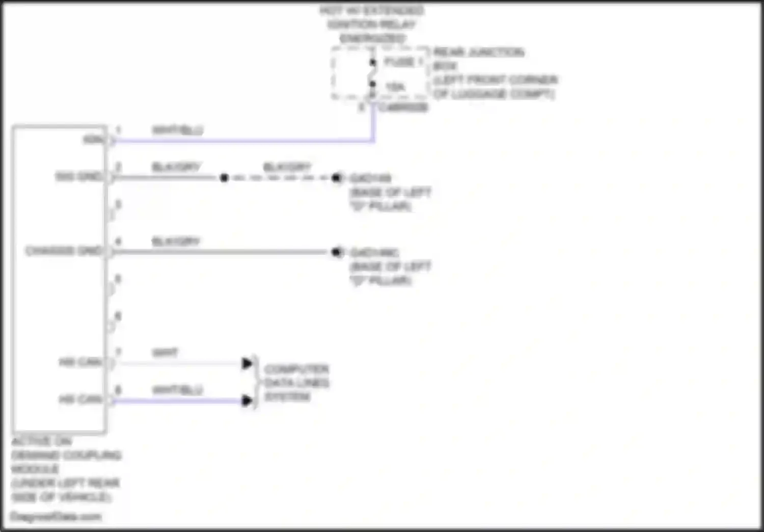 Freelander Land Rover L359 (2012-2014): Rear differential lock circuit