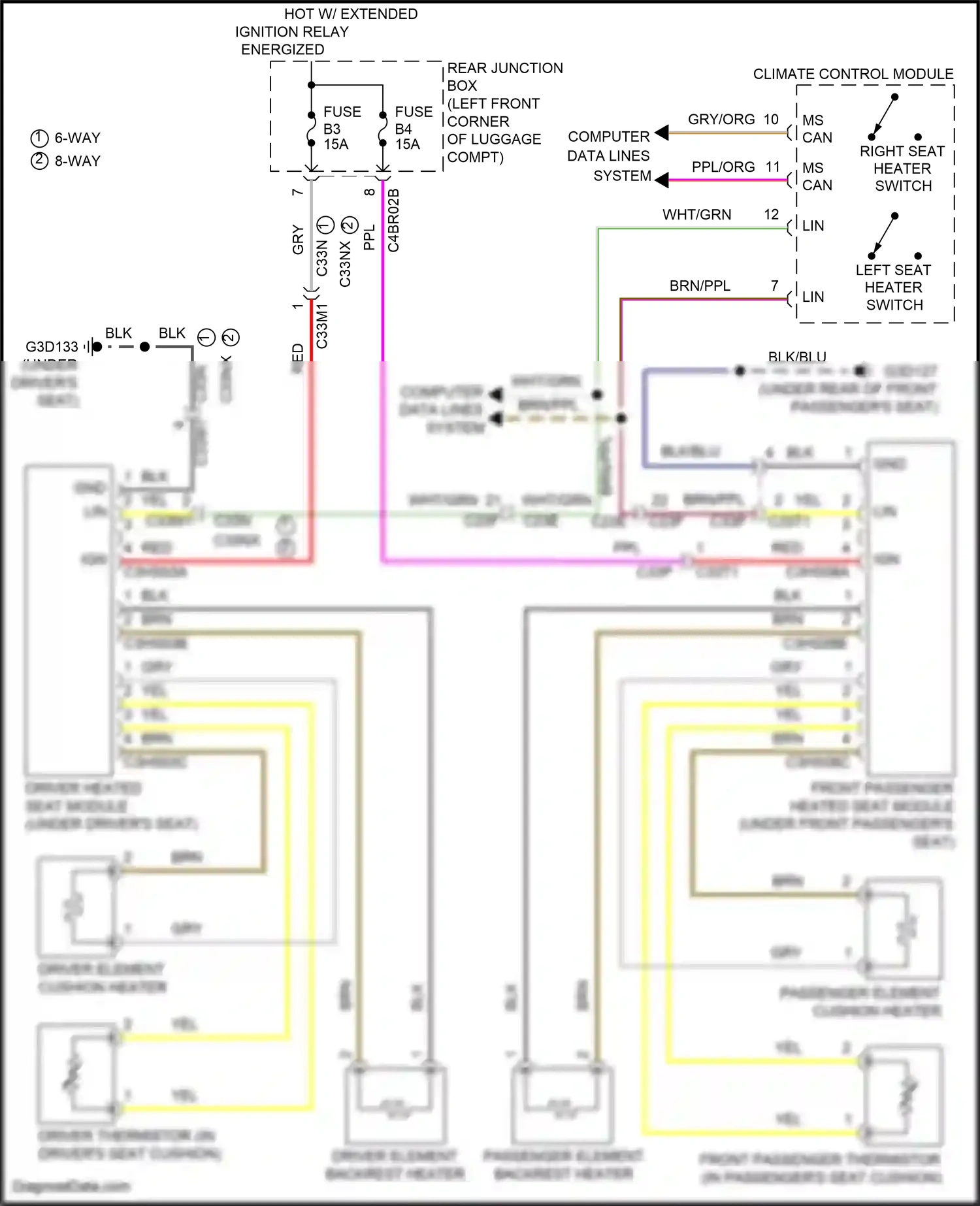 Wiring diagram blk for Land Rover Freelander L359 (2012-2014) (43 of 52)
