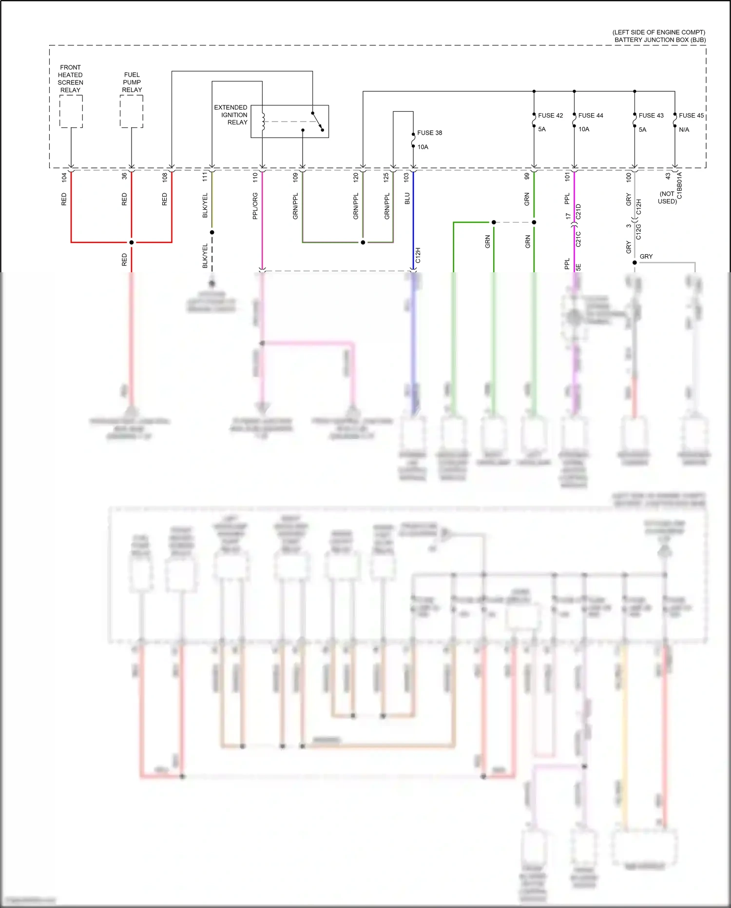 Wiring diagram blk for Land Rover Freelander L359 (2012-2014) (4 of 52)