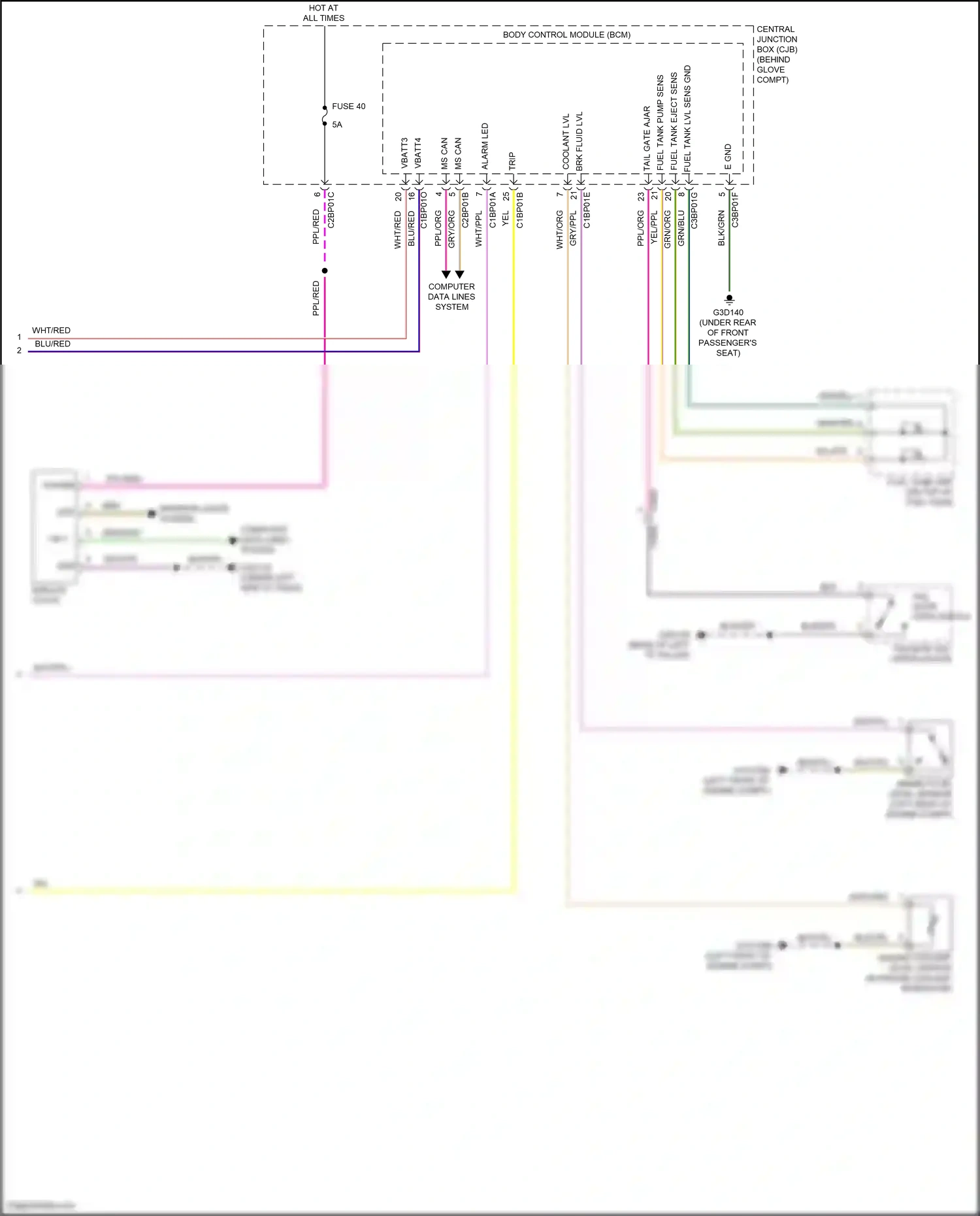 Wiring diagram e gnd for Land Rover Freelander L359 (2012-2014) (1 of 1)