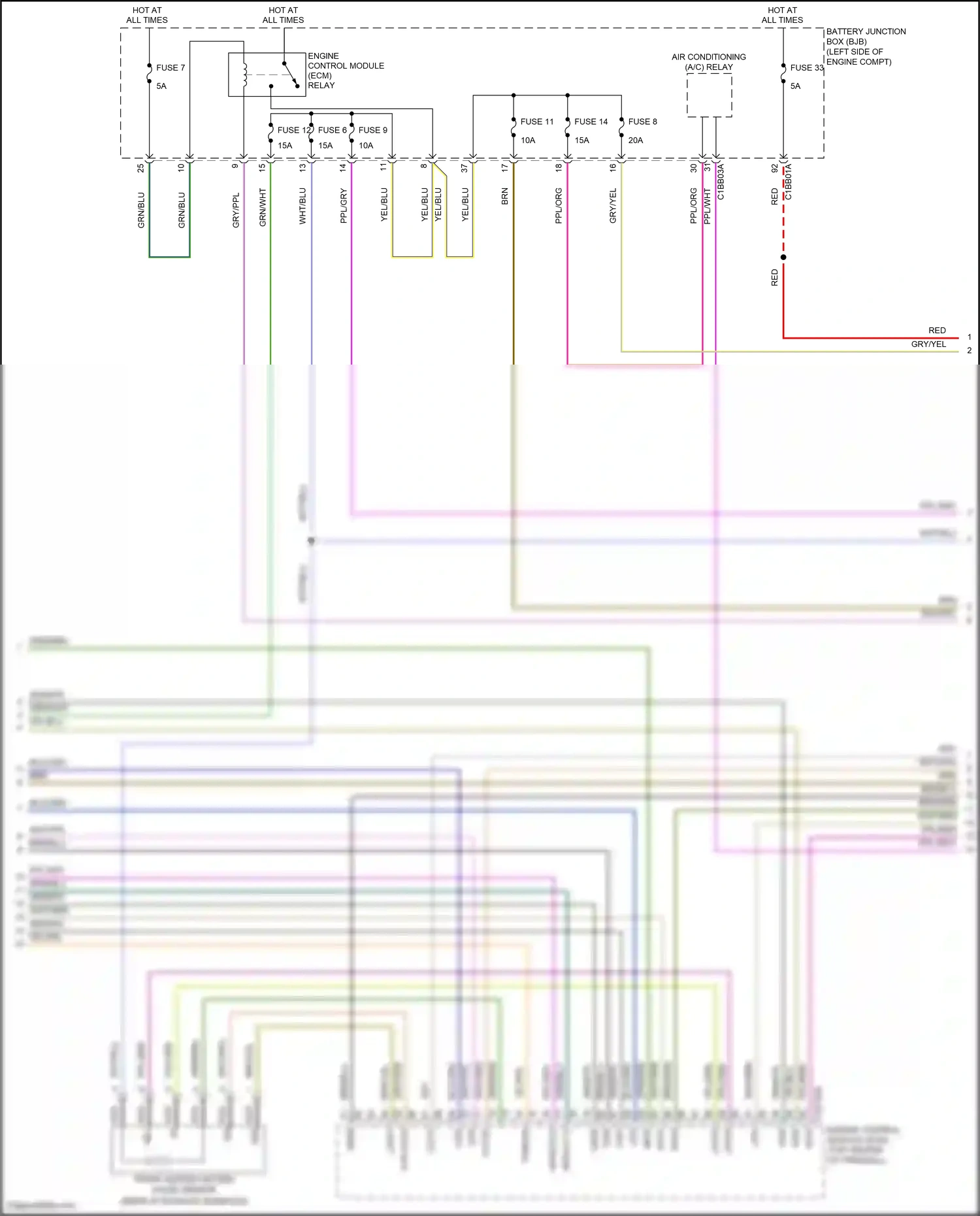 Wiring diagram nca for Land Rover Freelander L359 (2012-2014) (25 of 26)