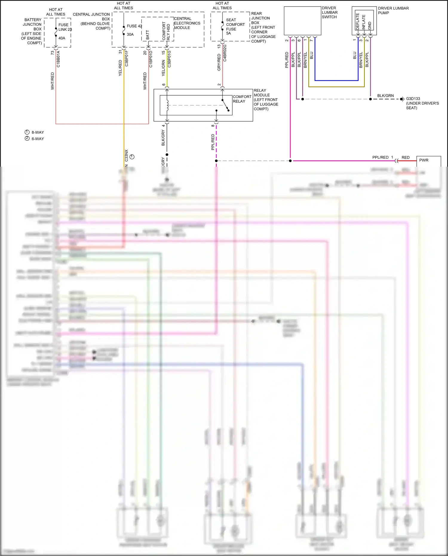 Wiring diagram nca for Land Rover Freelander L359 (2012-2014) (5 of 26)