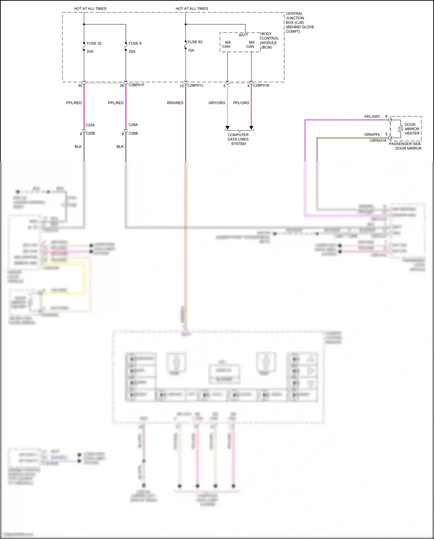 Wiring diagram temp l for Land Rover Freelander L359 (2012-2014) (1 of 3)