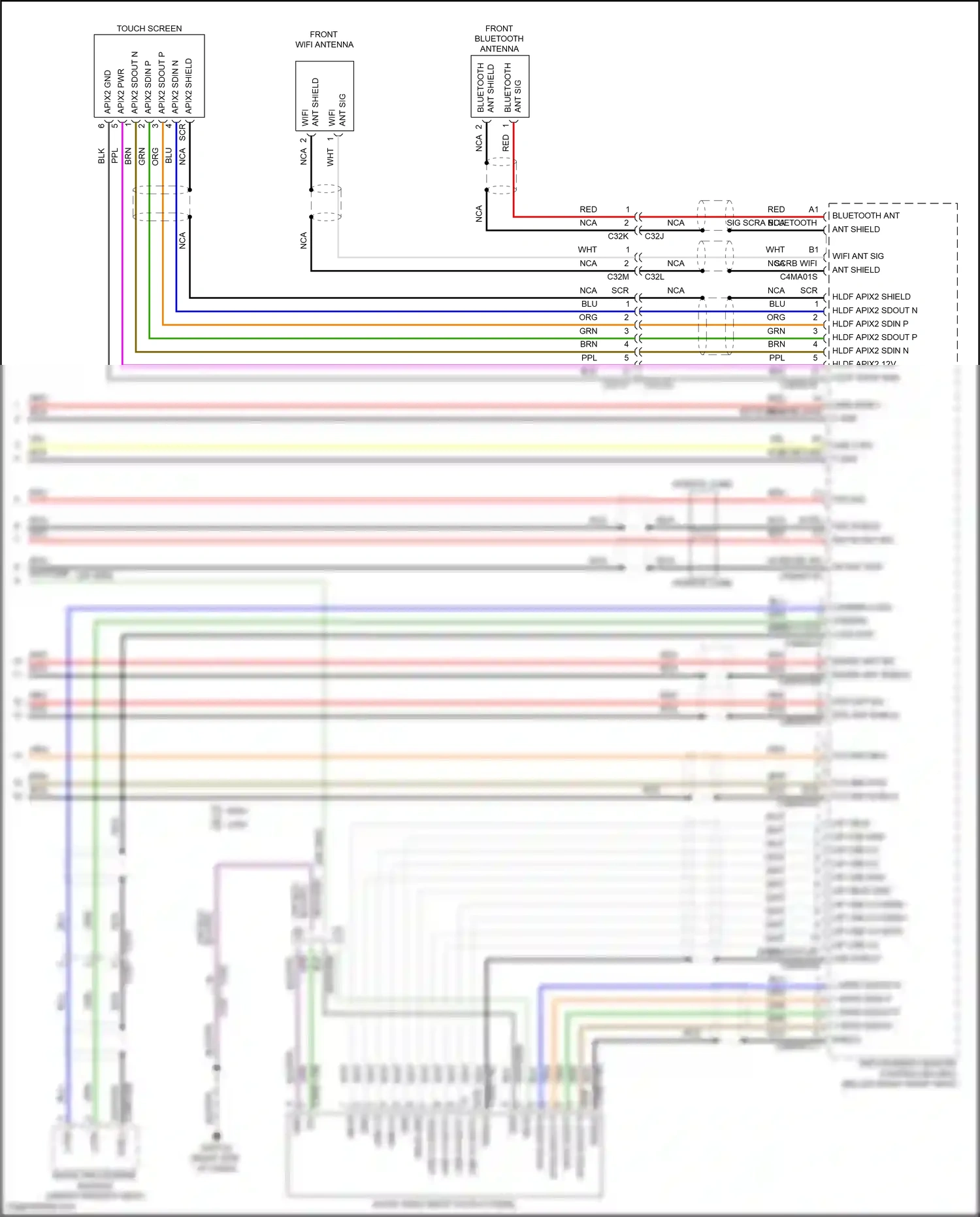 Land Rover Range Rover Evoque I facelift (2015-2018) image processing module wiring diagram  (4 of 13)