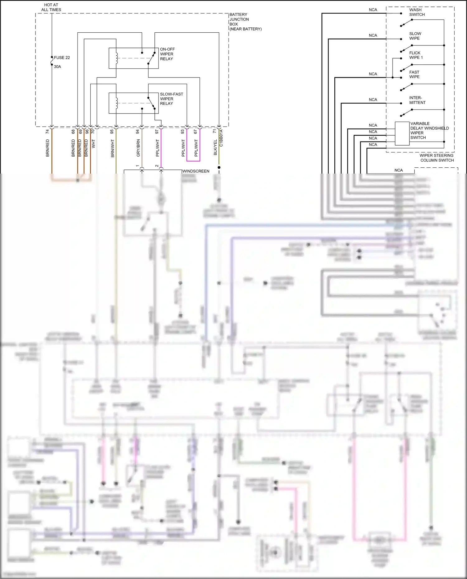 Land Rover Range Rover Evoque I (2011-2015) computer data lines wiring diagram  (1 of 1)