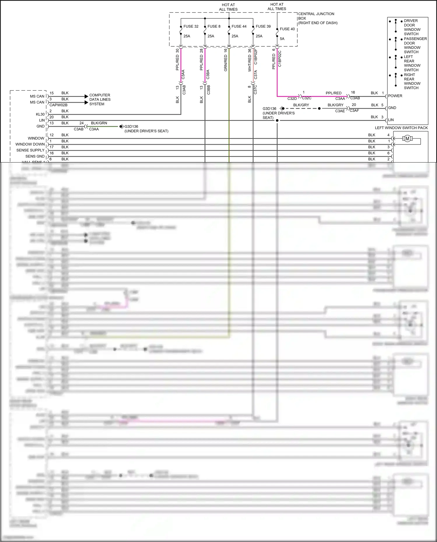 Land Rover Range Rover Evoque L538 (2011-2015) computer data lines system wiring diagram  (8 of 67)