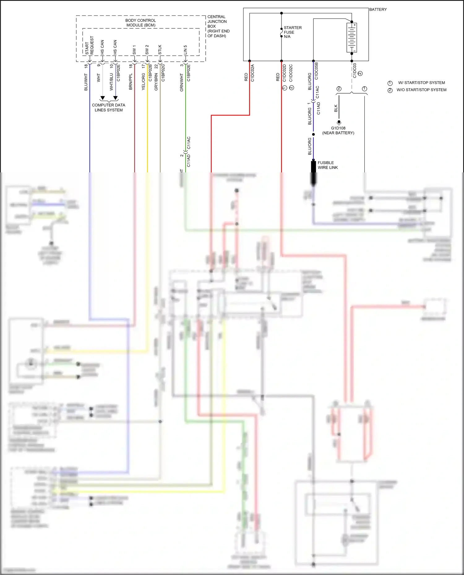 Land Rover Range Rover Evoque L538 (2011-2015) computer data lines system wiring diagram  (40 of 67)