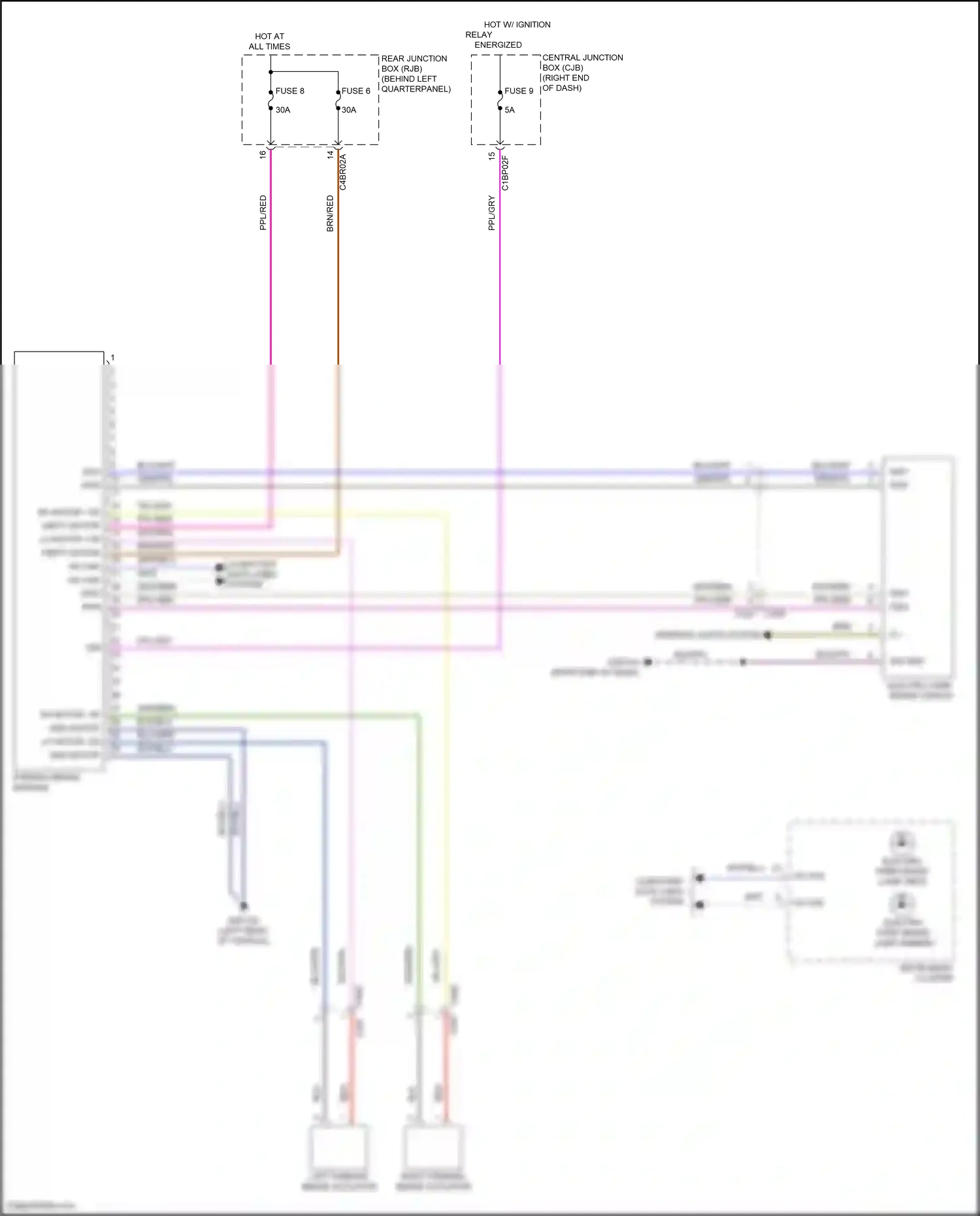 Land Rover Range Rover Evoque L538 (2011-2015) computer data lines system wiring diagram  (61 of 67)