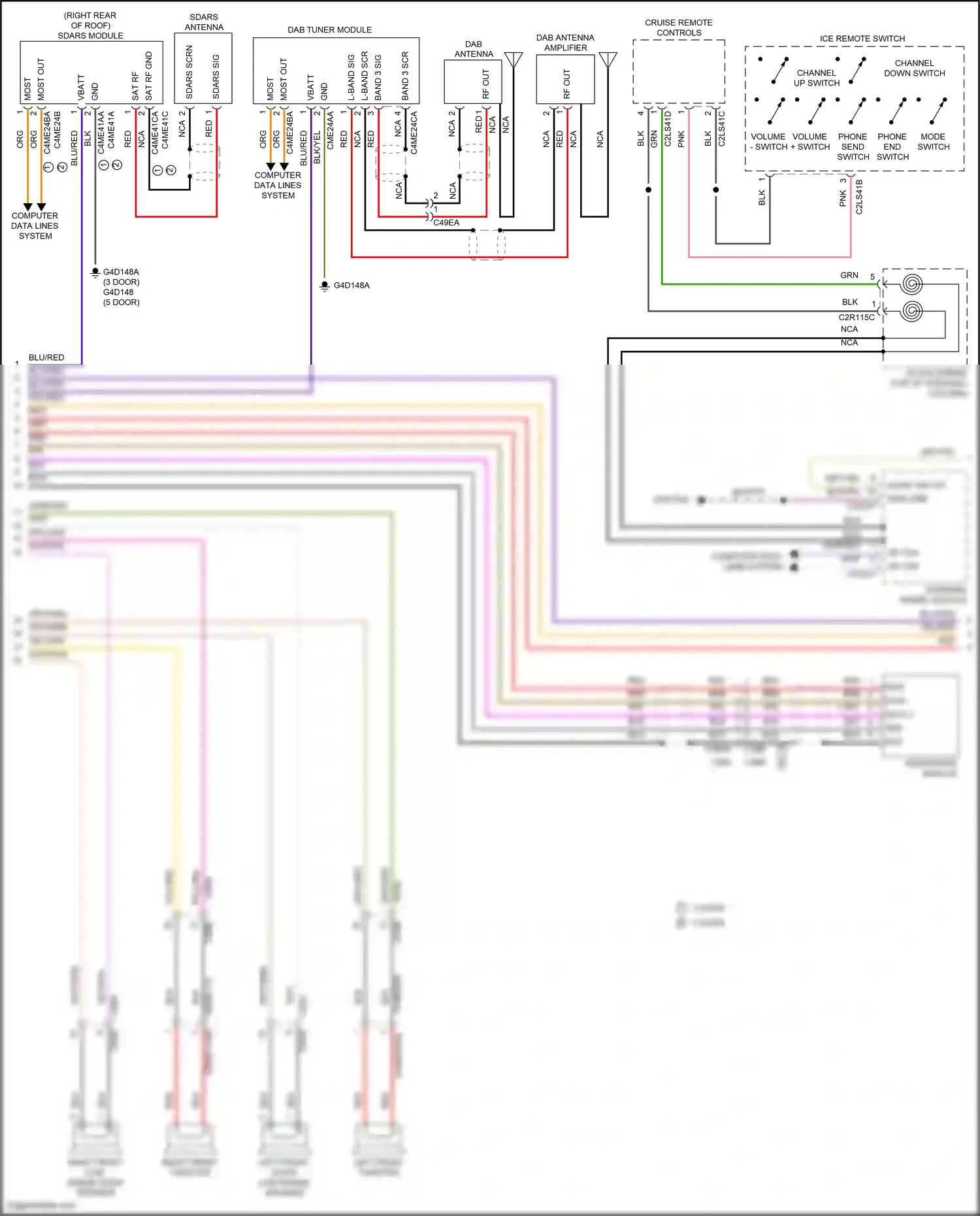 Land Rover Range Rover Evoque L538 (2011-2015) computer data lines system wiring diagram  (15 of 67)