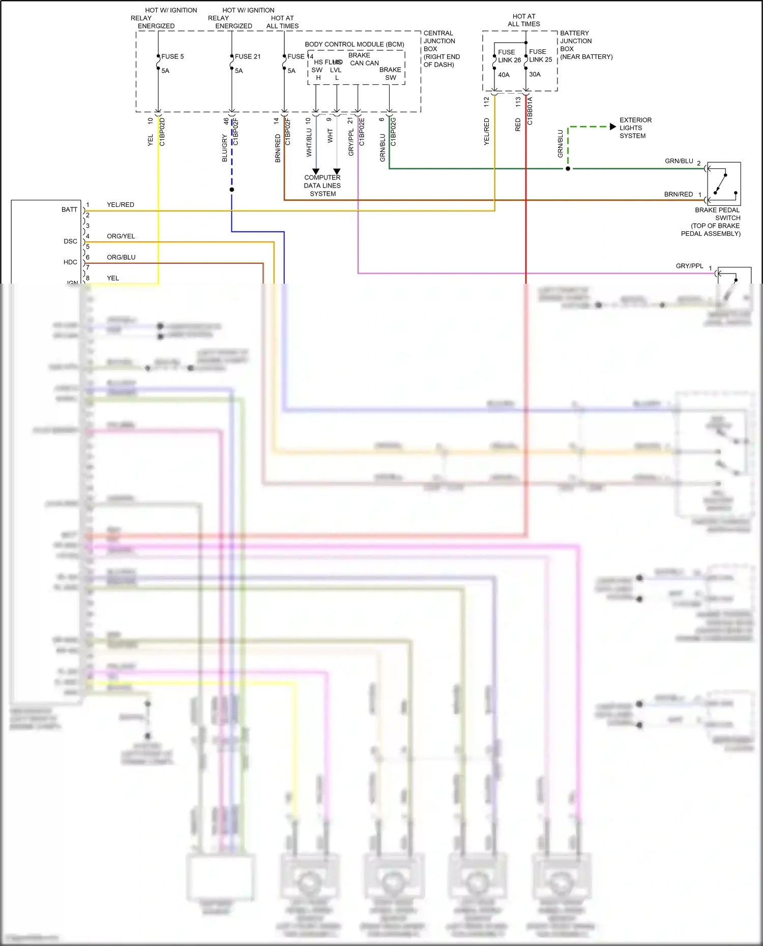 Land Rover Range Rover Evoque L538 (2011-2015) computer data lines system wiring diagram  (41 of 67)