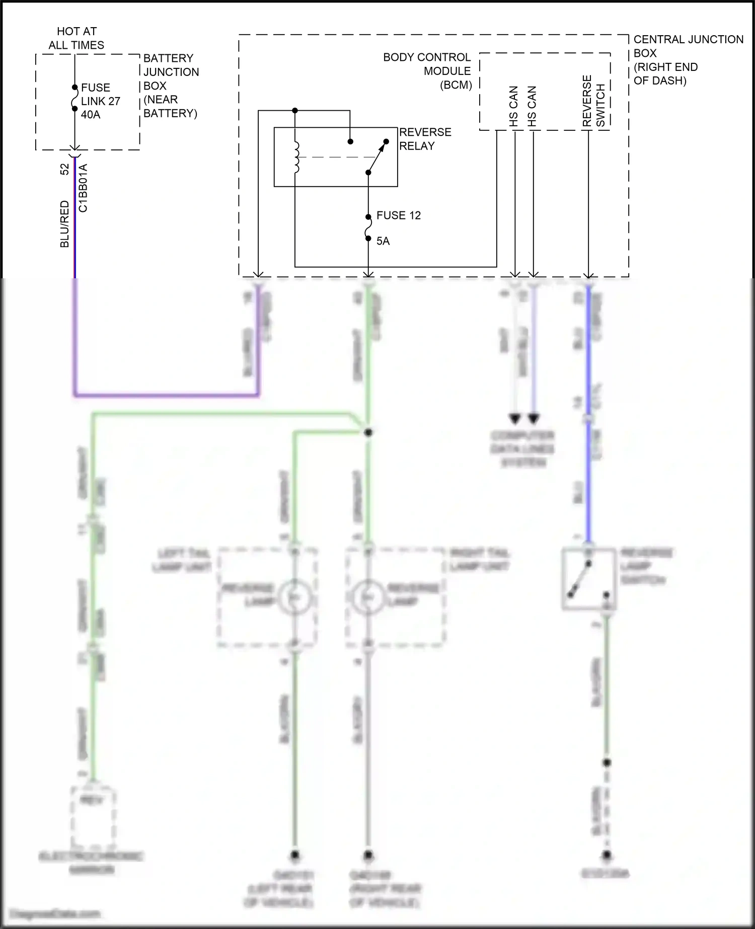 Land Rover Range Rover Evoque L538 (2011-2015) computer data lines system wiring diagram  (52 of 67)