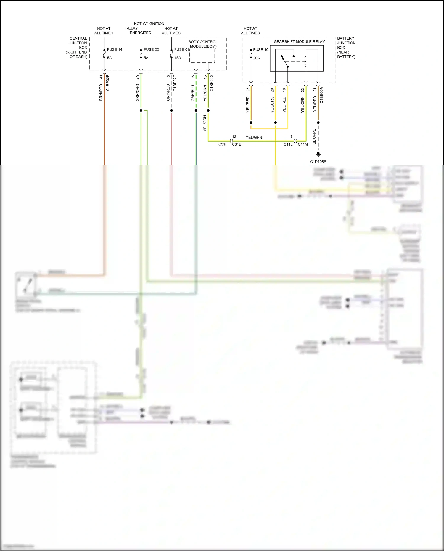 Land Rover Range Rover Evoque L538 (2011-2015) computer data lines system wiring diagram  (64 of 67)