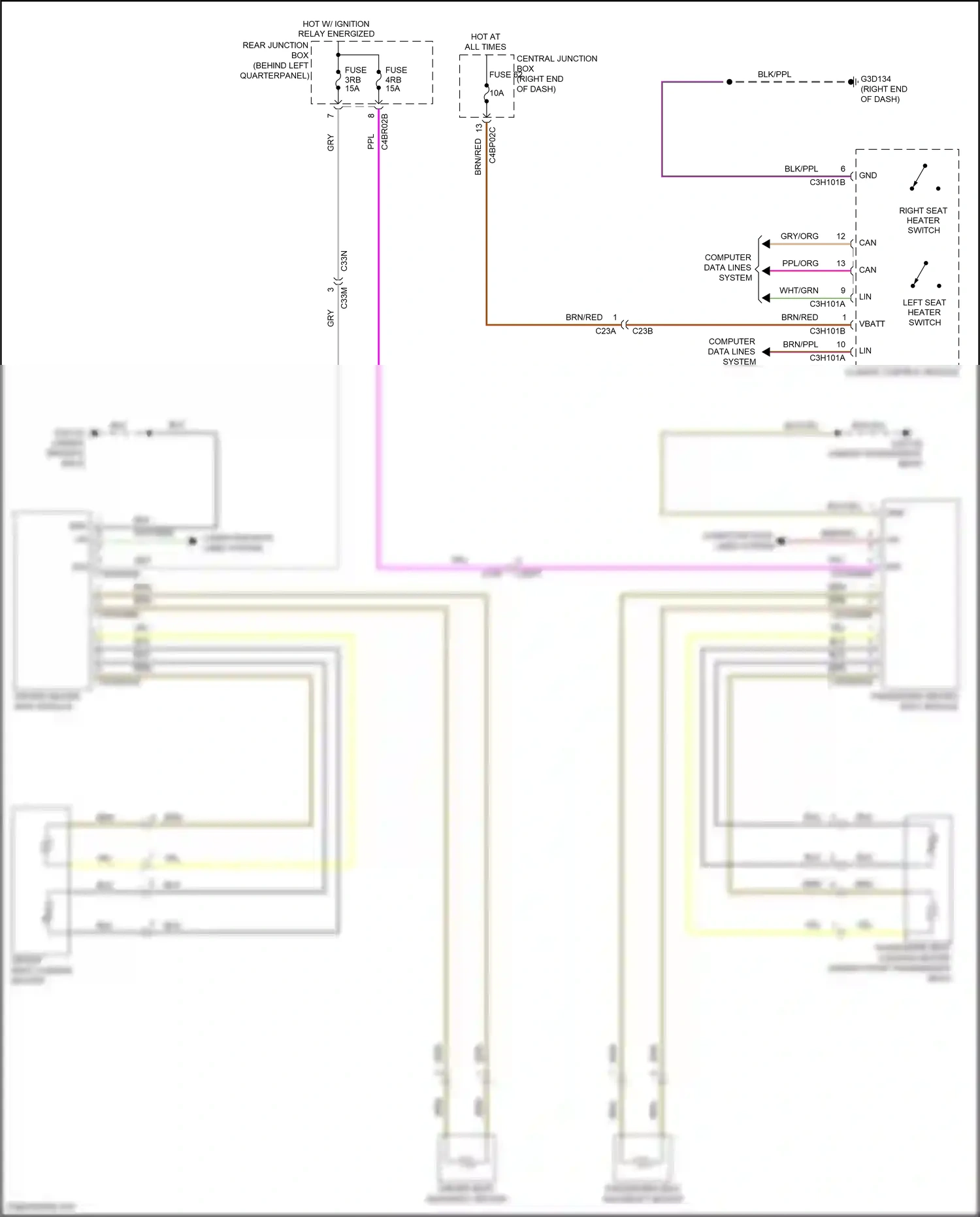 Land Rover Range Rover Evoque L538 (2011-2015) computer data lines system wiring diagram  (38 of 67)