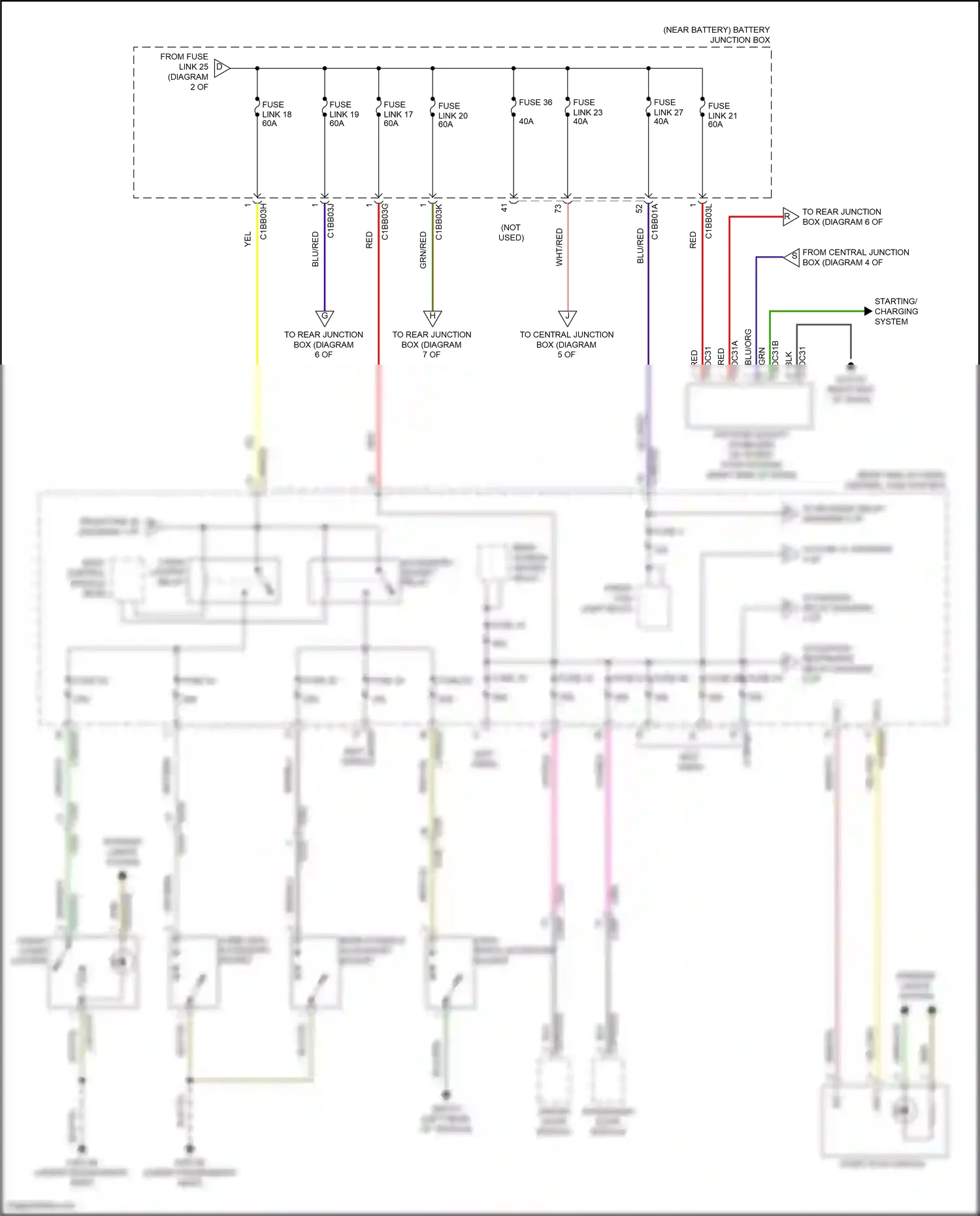 Land Rover Range Rover Evoque L538 (2011-2015) load space accessory socket wiring diagram  (2 of 2)
