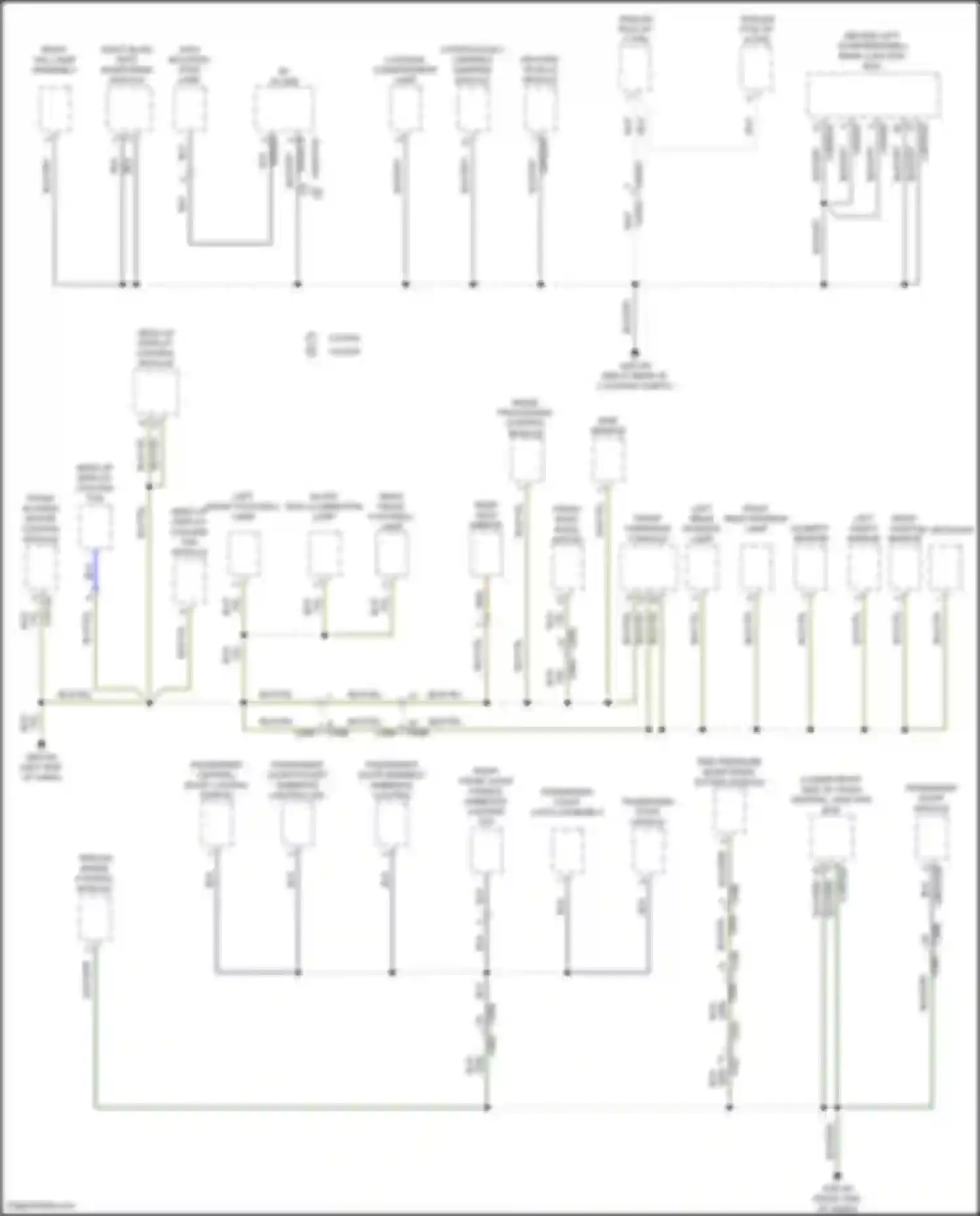 Range Rover Evoque Land Rover L538 (2015-2019): Ground distribution circuit, except convertible (5 of 7)