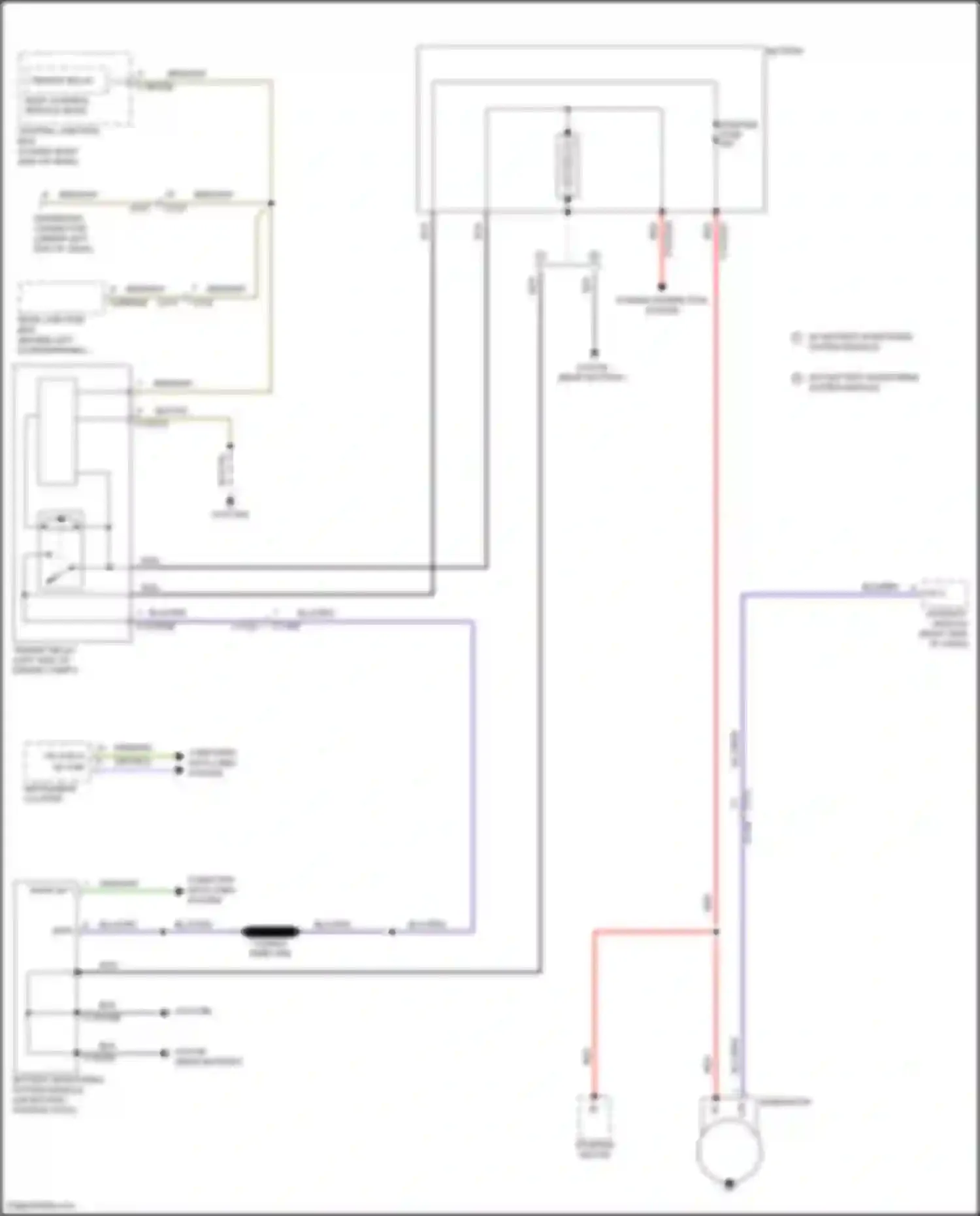 Range Rover Evoque Land Rover L538 (2015-2019): Charging circuit, convertible