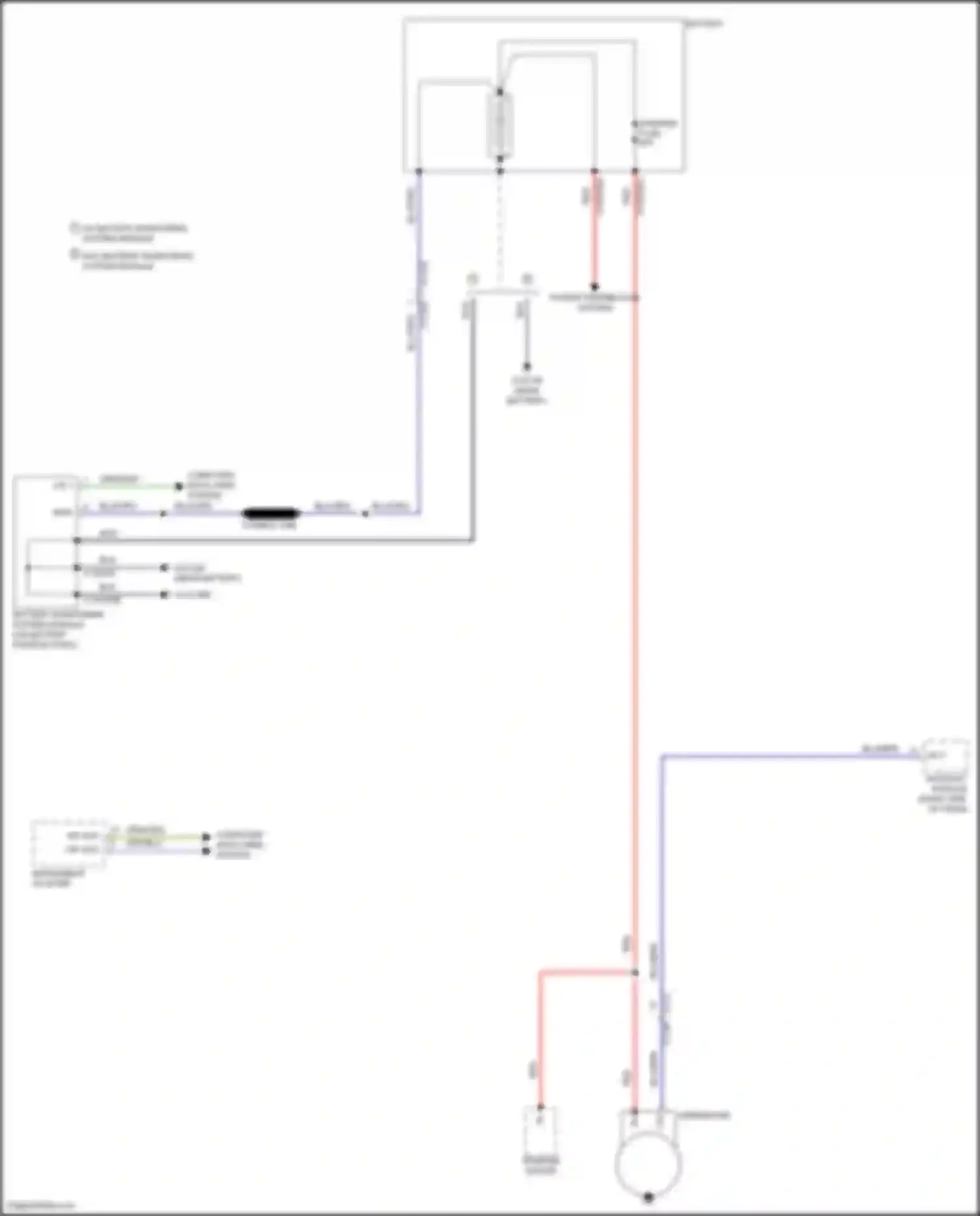 Range Rover Evoque Land Rover L538 (2015-2019): Charging circuit, except convertible